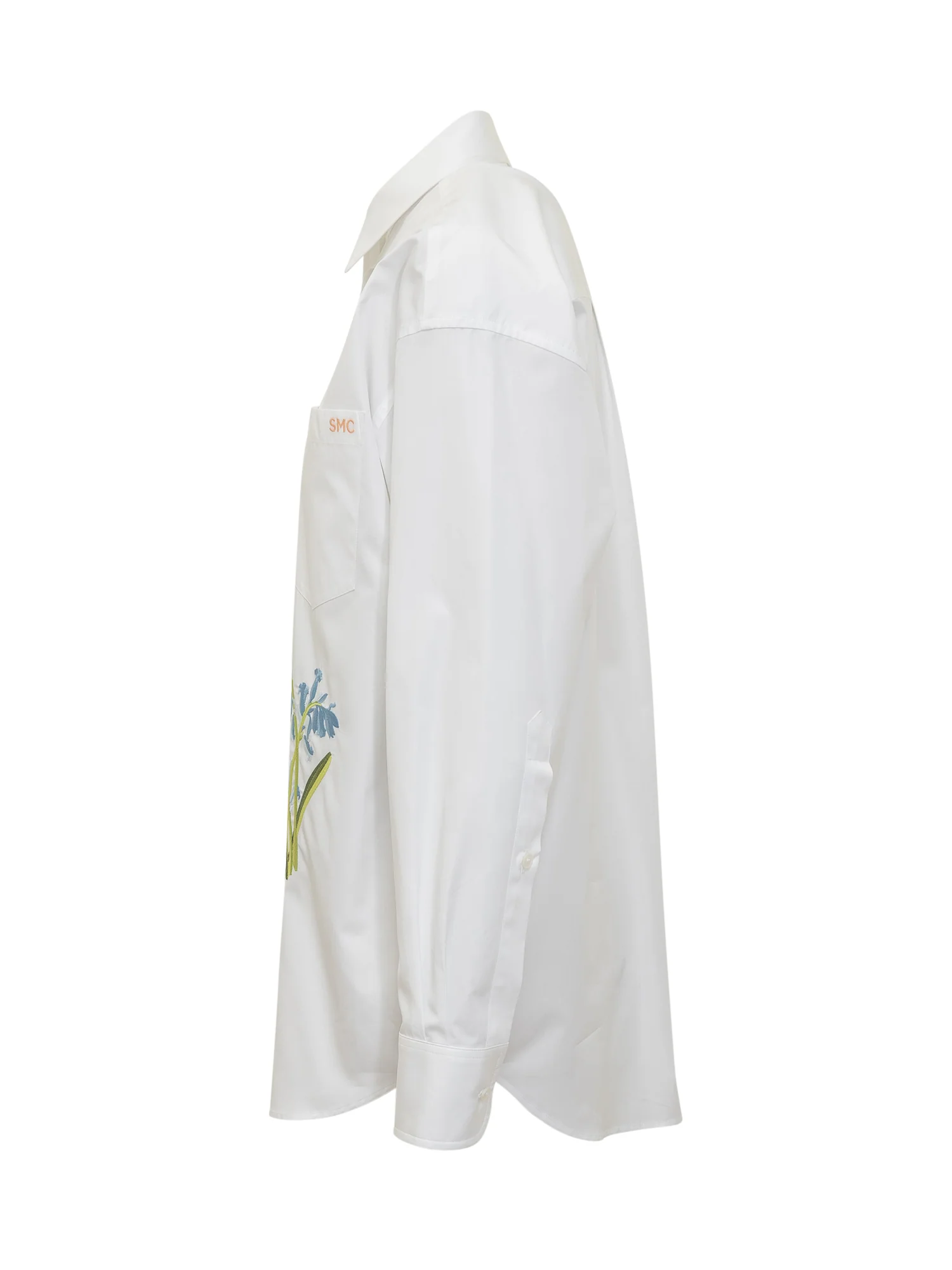 Stella Mccartney Oversized Shirt with Floral Embroidery - Image 3