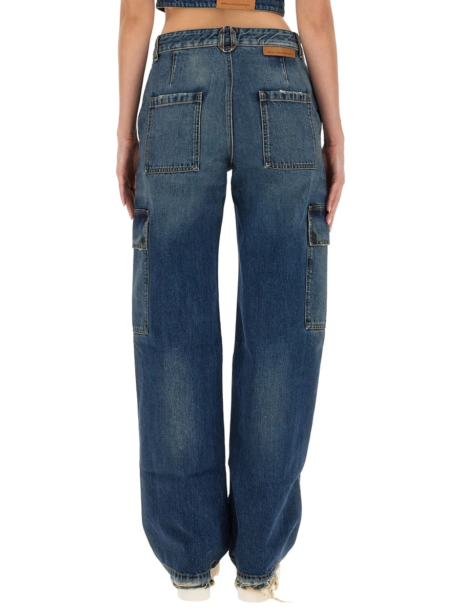 STELLA McCARTNEY Regular Fit Cargo Jeans - Image 3