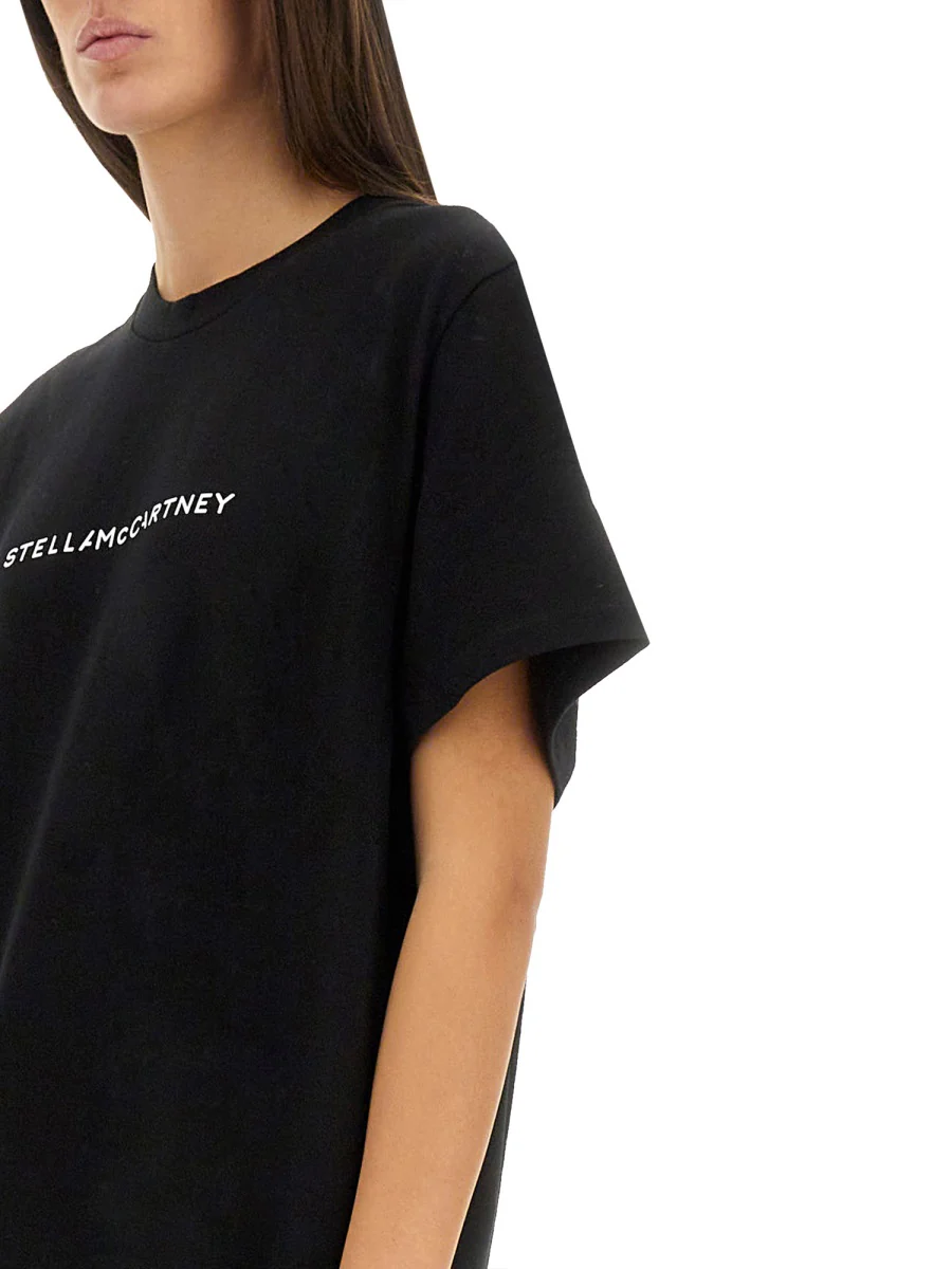 Stella Mccartney Regular Fit Cotton T-Shirt - Women's - Image 6