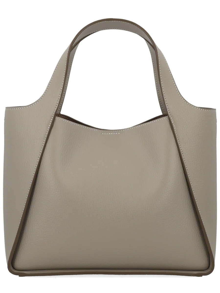 STELLA McCARTNEY The Falabella Mini Faux Brushed-leather Shoulder Bag