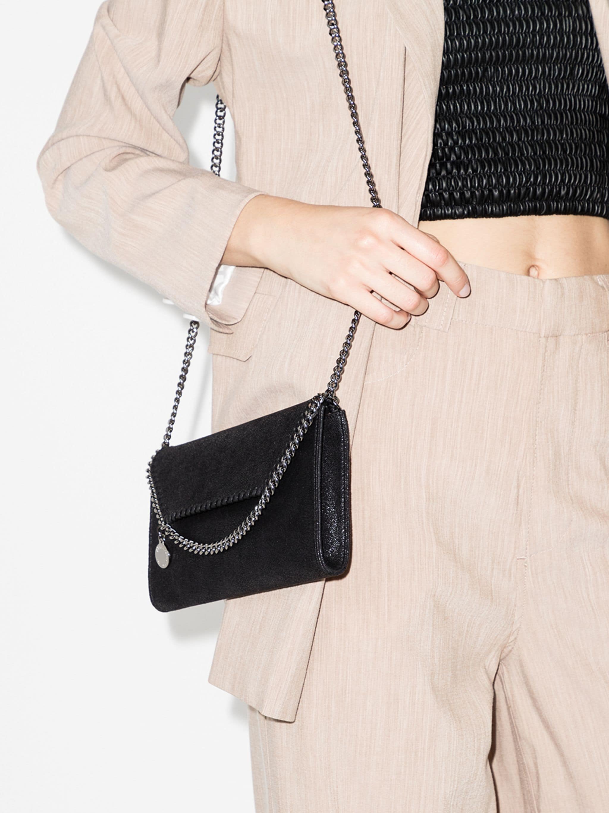 Stella Mccartney Vegan Mini Shoulder Bag with Semi-Gloss Finish - Image 2