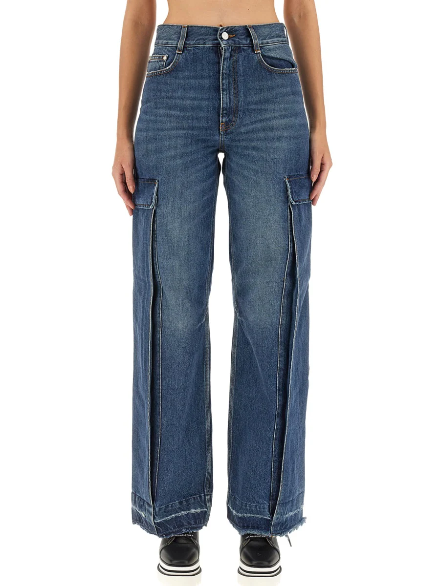 STELLA McCARTNEY Wide-leg Cargo Jeans