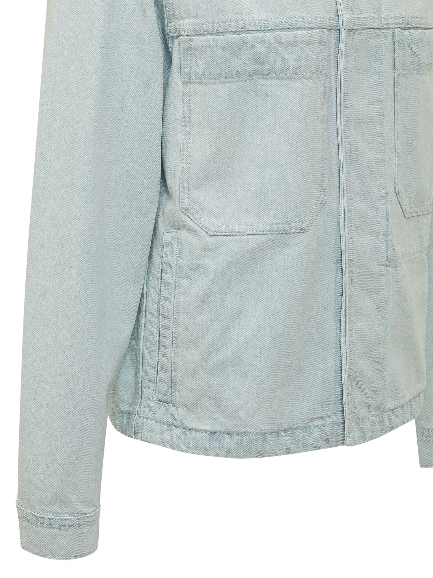 Stone Island Biker Jacket with Applied Front Pockets - Image 4