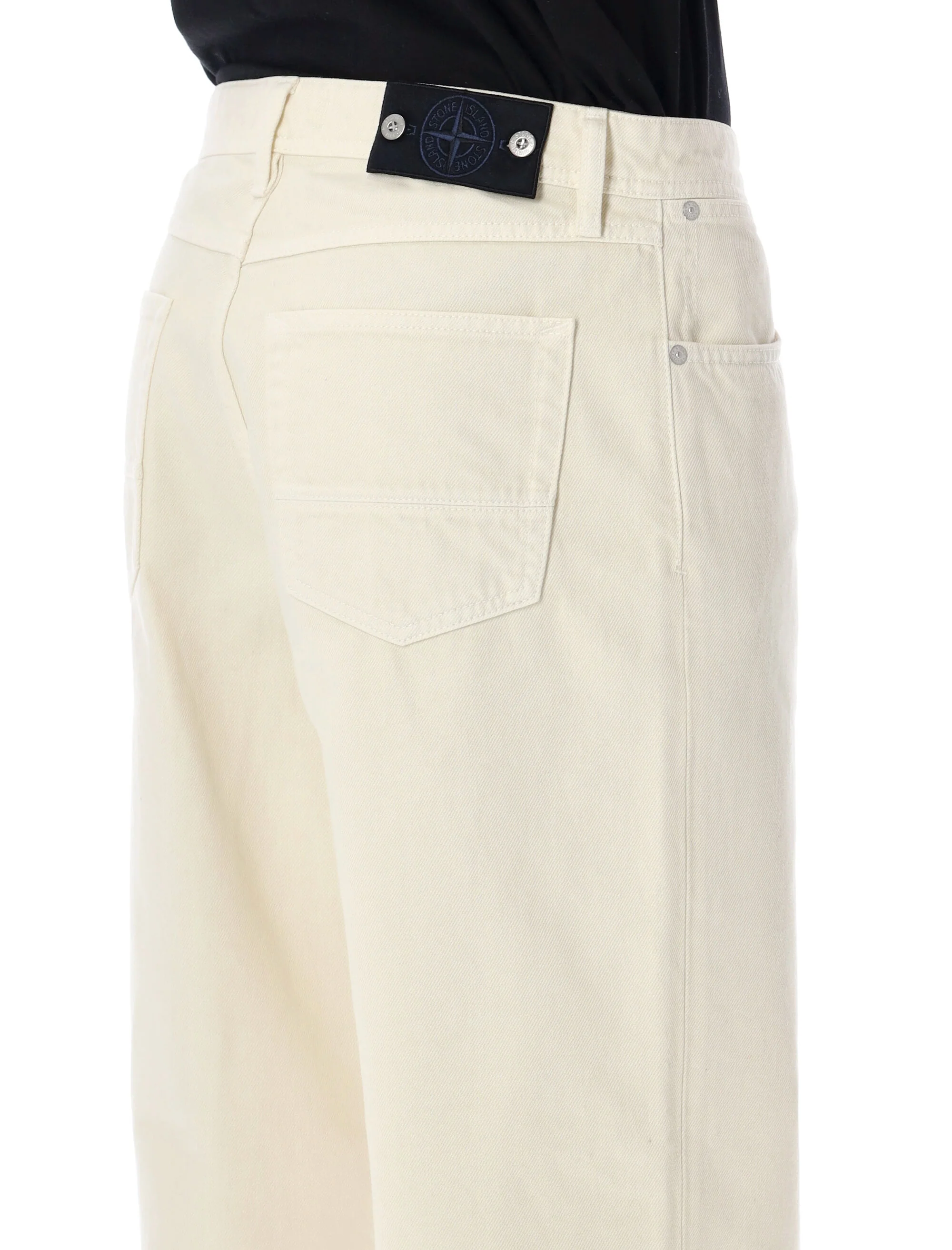 Stone Island Classic Cotton Jeans for Men - Image 3