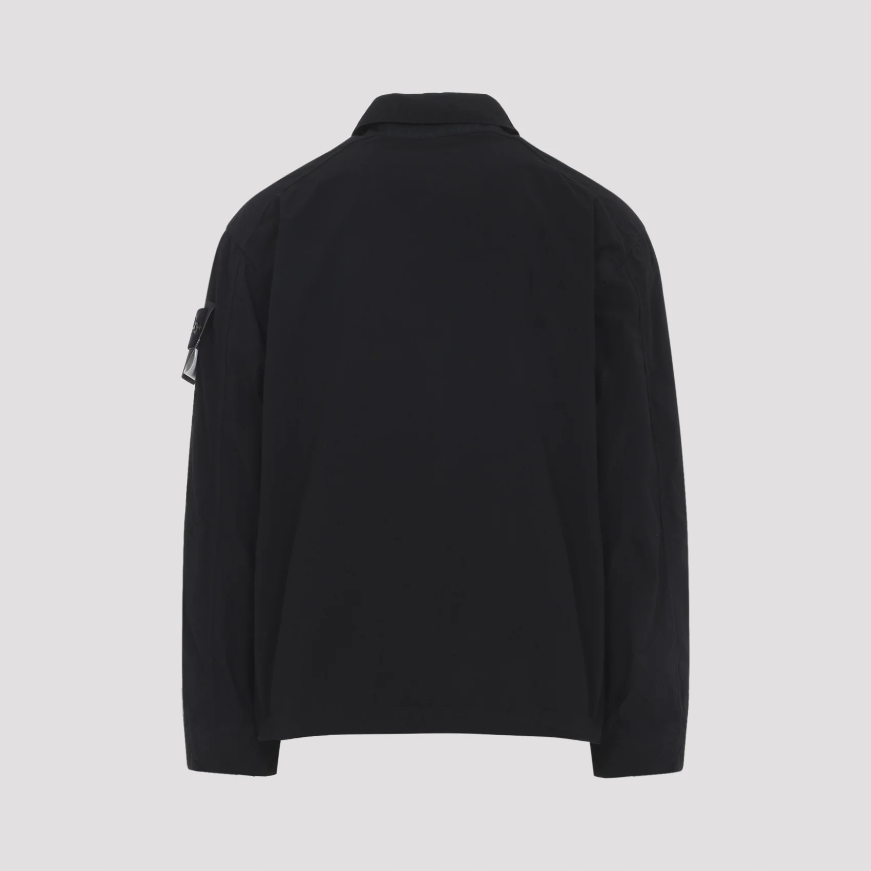 Stone Island Coach Jacket with Anti-drop LIGHT COMPACT TOUCH POLY-TC - Image 4