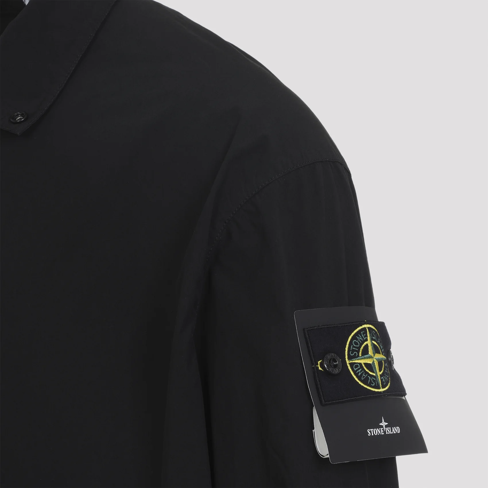 Stone Island Coach Jacket with Anti-drop LIGHT COMPACT TOUCH POLY-TC - Image 5