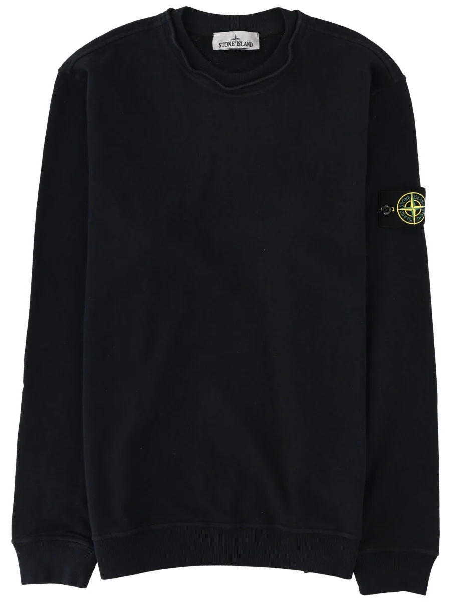 Stone Island Comfortable Men's Mini Sweatshirt with Distinctive Logo