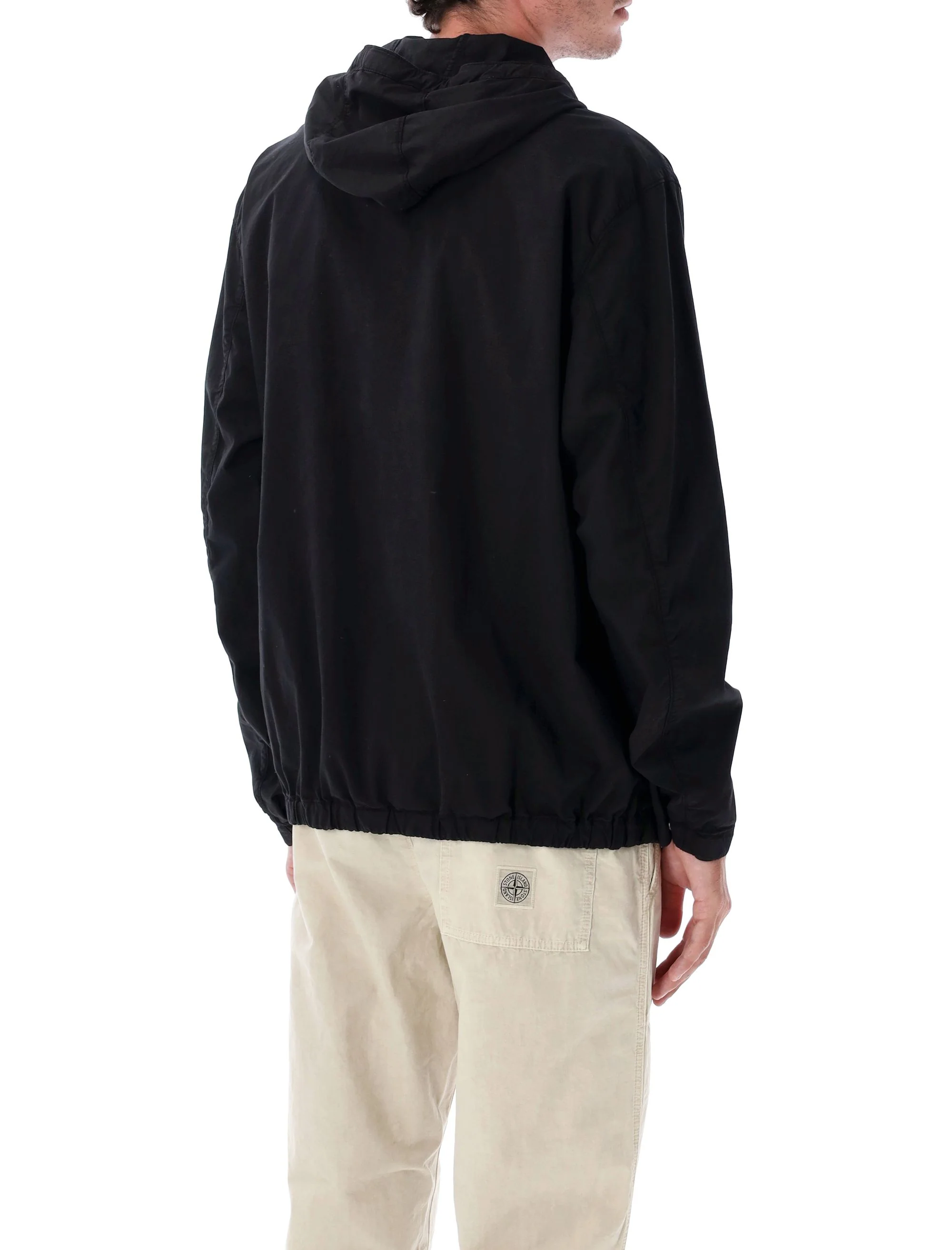 Stone Island Cotton Jacket with Adjustable Hood - Image 2