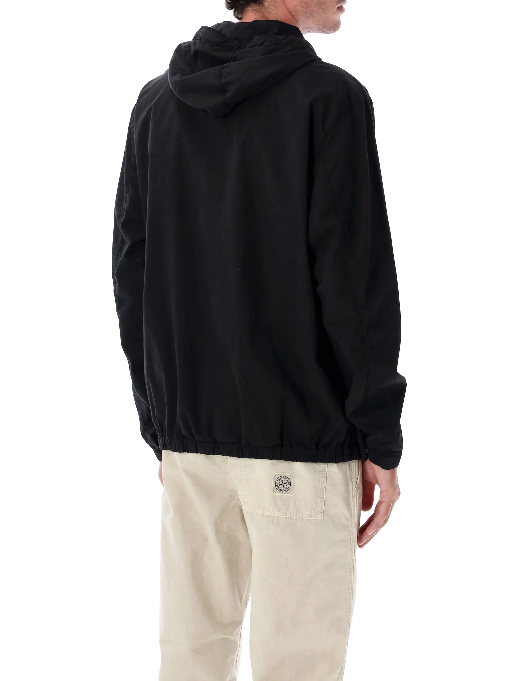 Stone Island Cotton Jacket with Adjustable Hood - Image 5