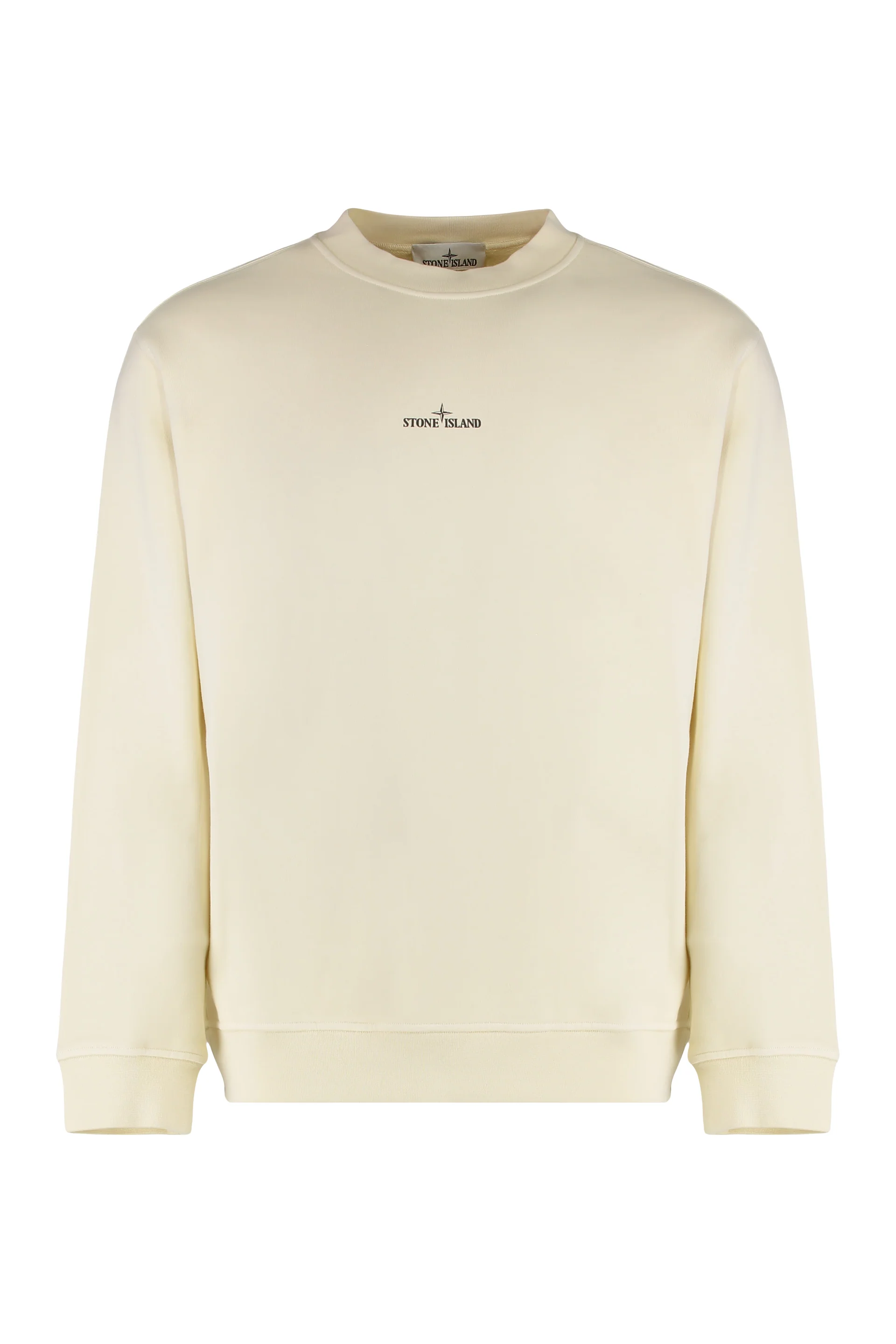 Stone Island Cotton Sweatshirt with Logo