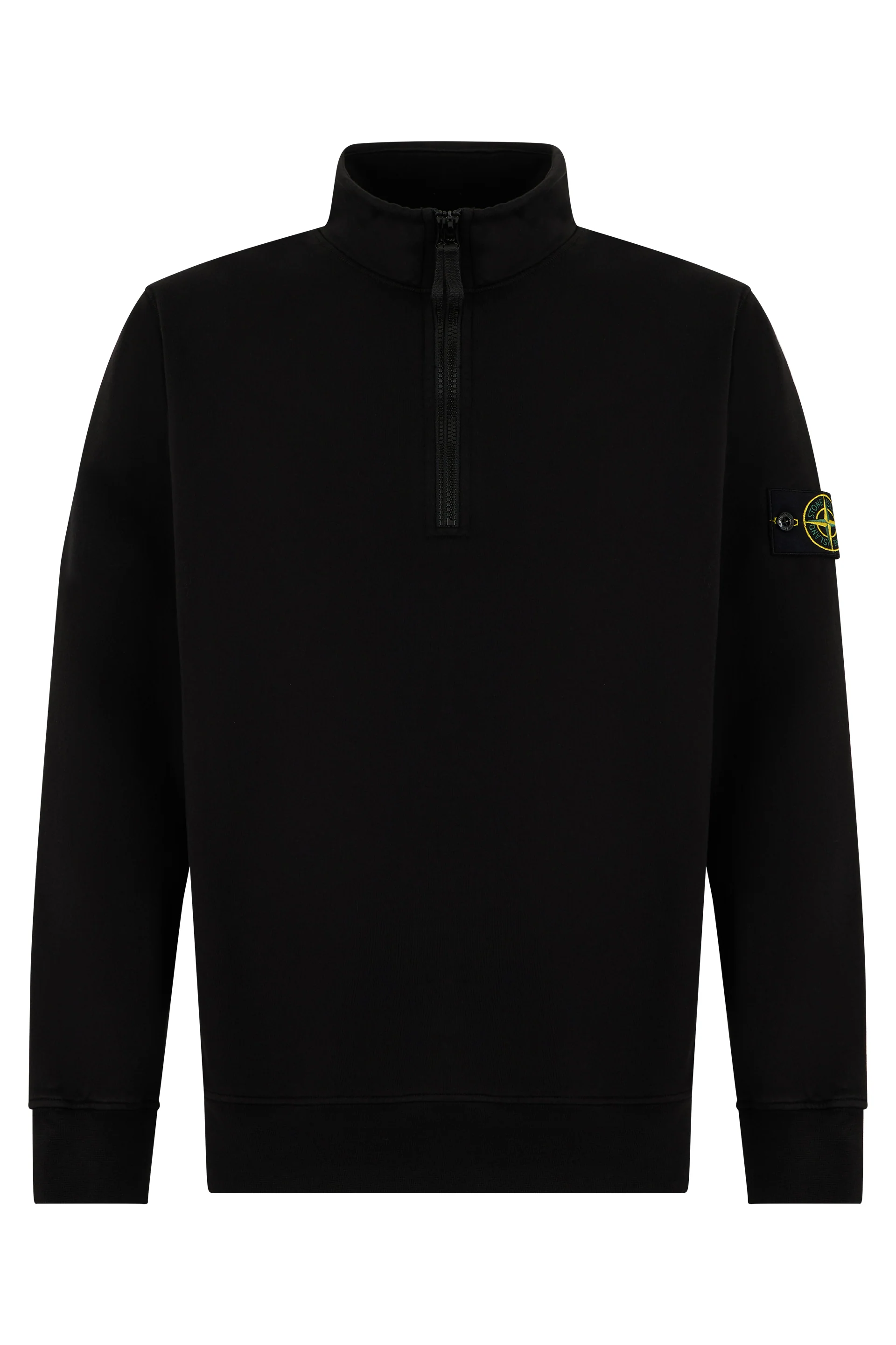 Stone Island Cotton Zip-Up Sweatshirt for Men - SS26