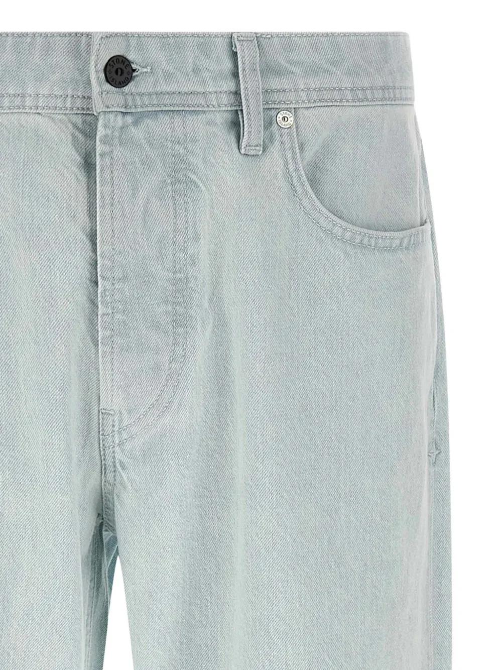 Stone Island Curved Pocket Jeans with Embroidered Detail - Size 30 - Image 3