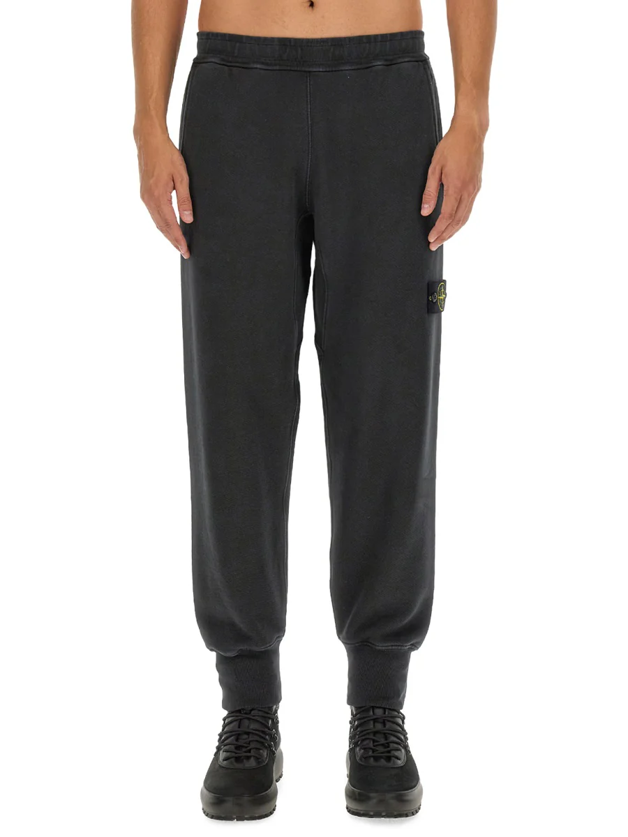 STONE ISLAND Garment-Dyed Sweatpants - Image 2