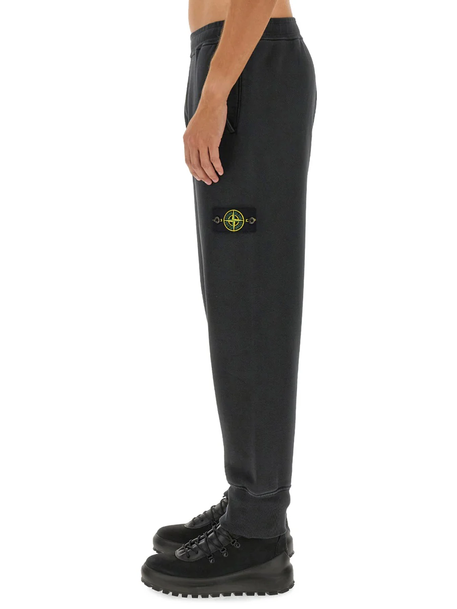 STONE ISLAND Garment-Dyed Sweatpants - Image 5