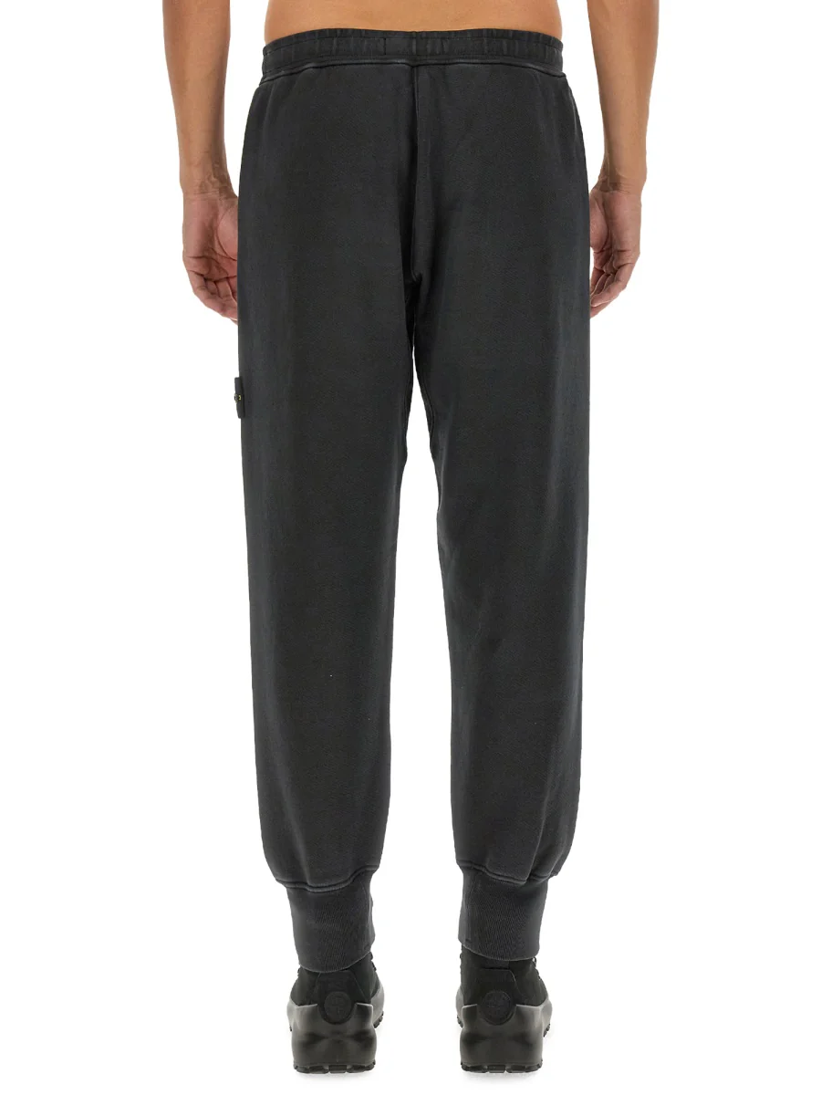 STONE ISLAND Garment-Dyed Sweatpants - Image 6