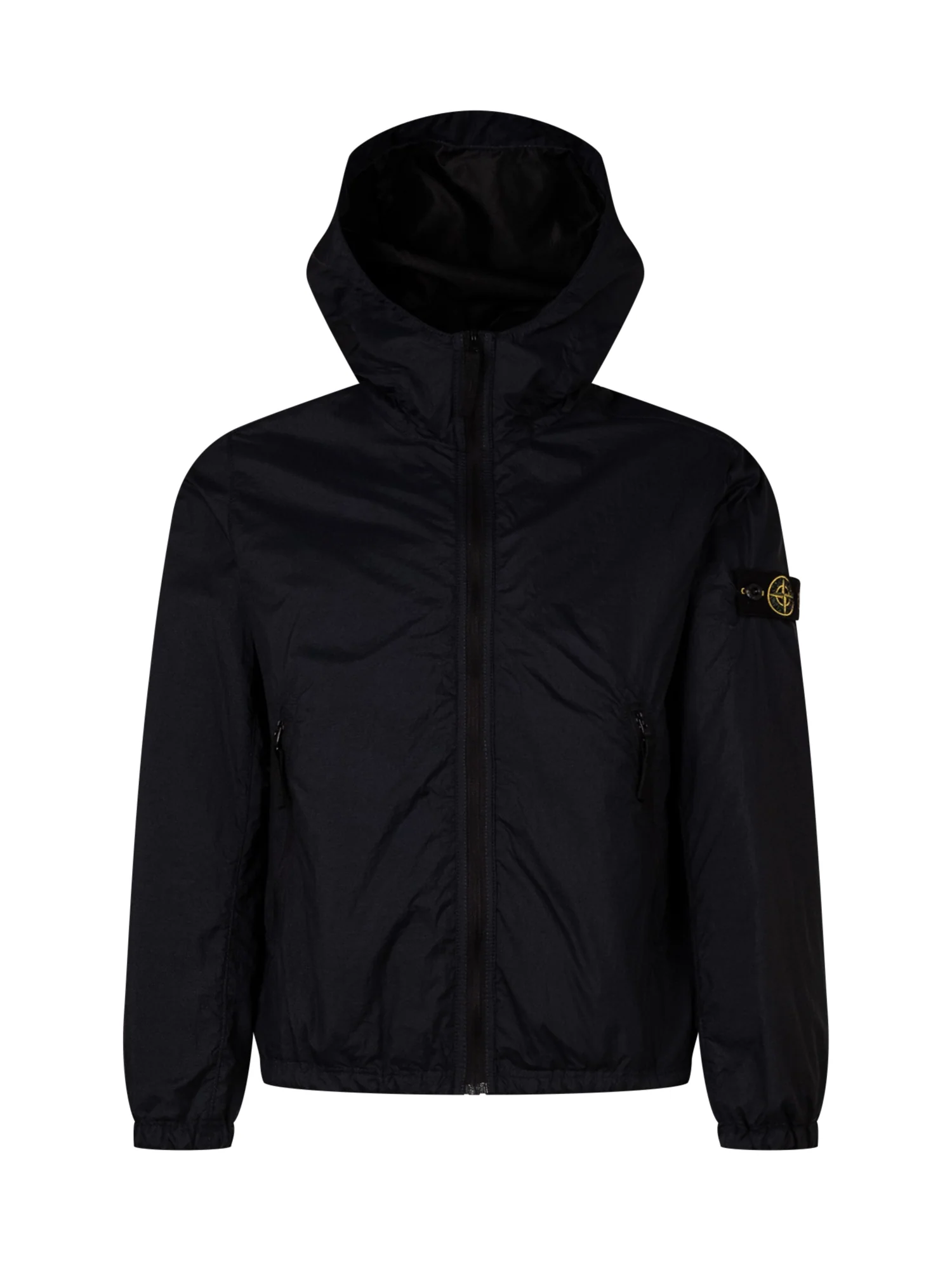 Stone Island Kids Mini Short Jacket with Hood and Zip for Kids