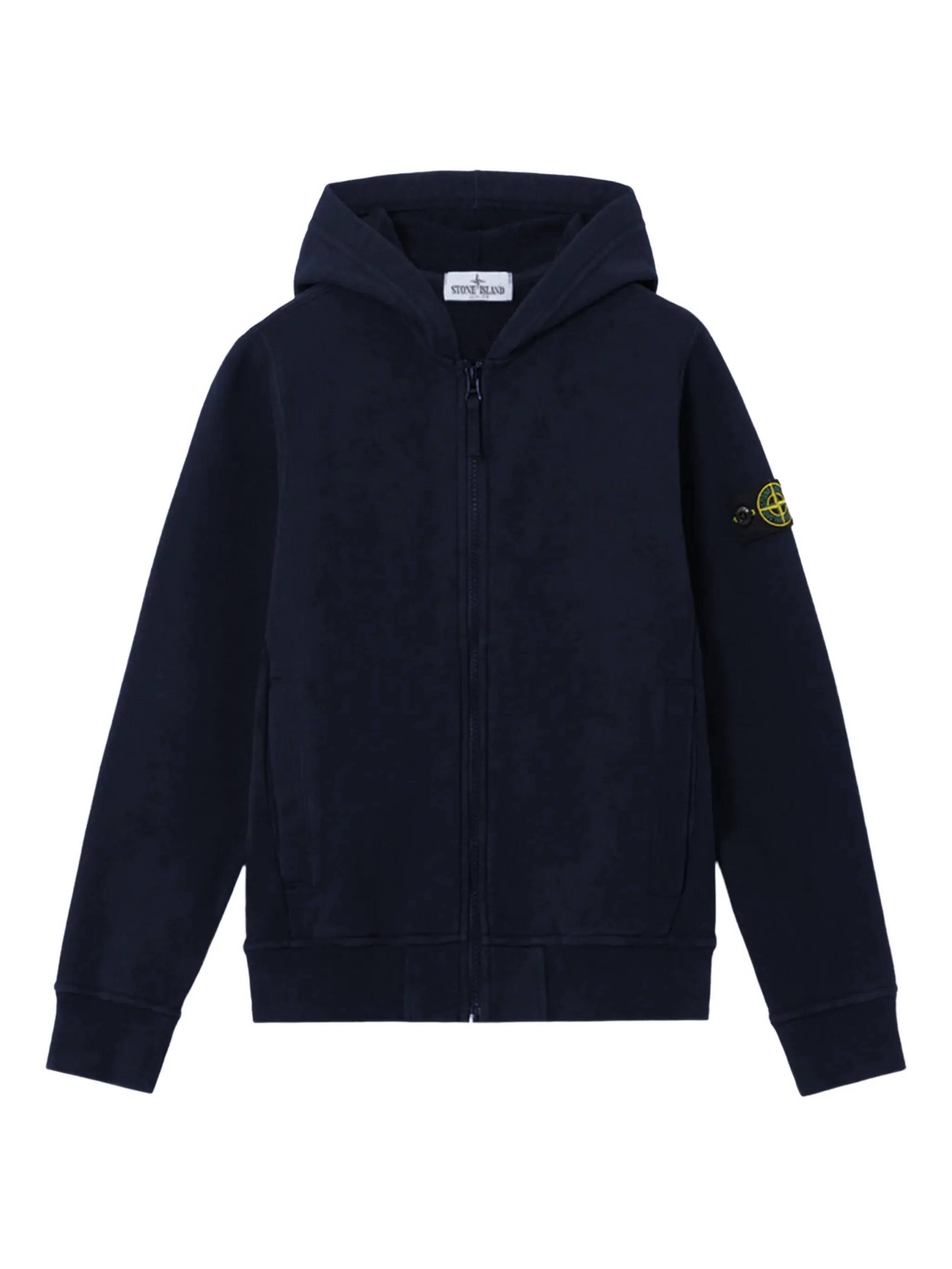 Stone Island Kids Mini Standing Hand Pockets Sweater with Zip Fastening