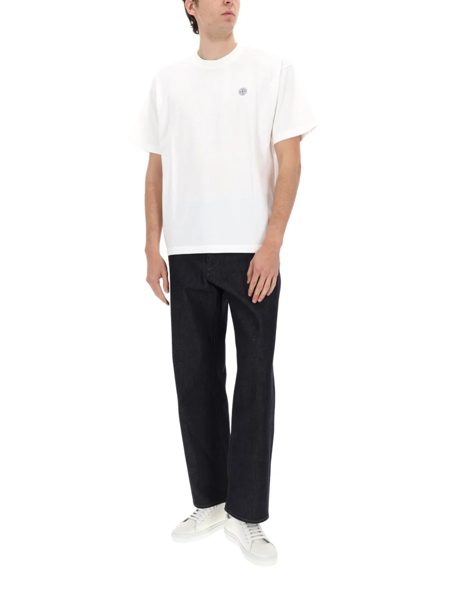 STONE ISLAND Loose-fit Five-pocket Jeans - Image 5