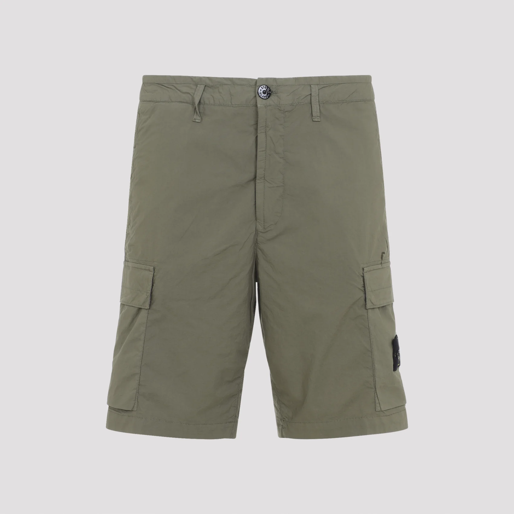 Stone Island Men's Cotton Mini Shorts - Image 7