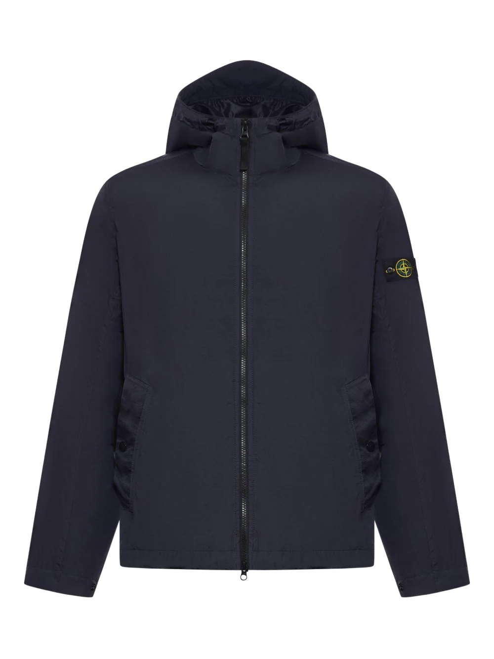Stone Island Men's Hooded Jacket with Adjustable Features