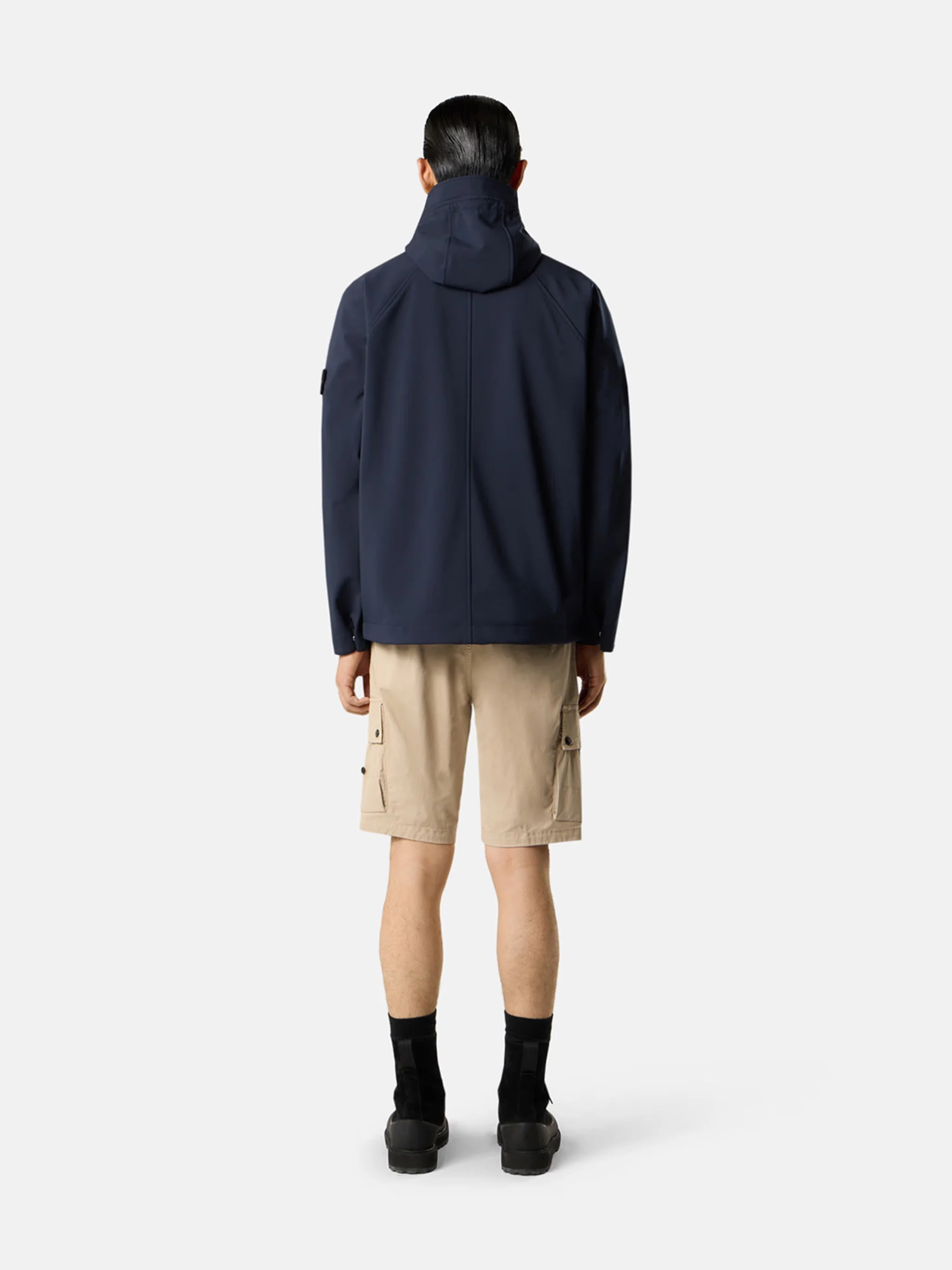 Stone Island Men's Hooded Jacket with Drawstring and Pockets - Size M - Image 3