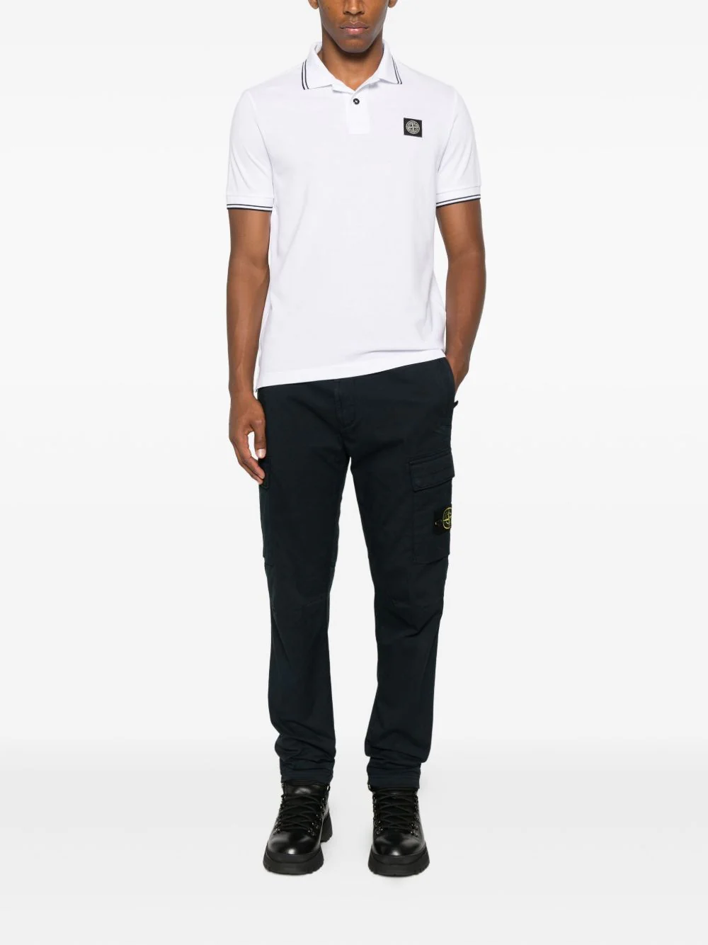 Stone Island Men's Mini Polo Shirt for SS26 - Image 3