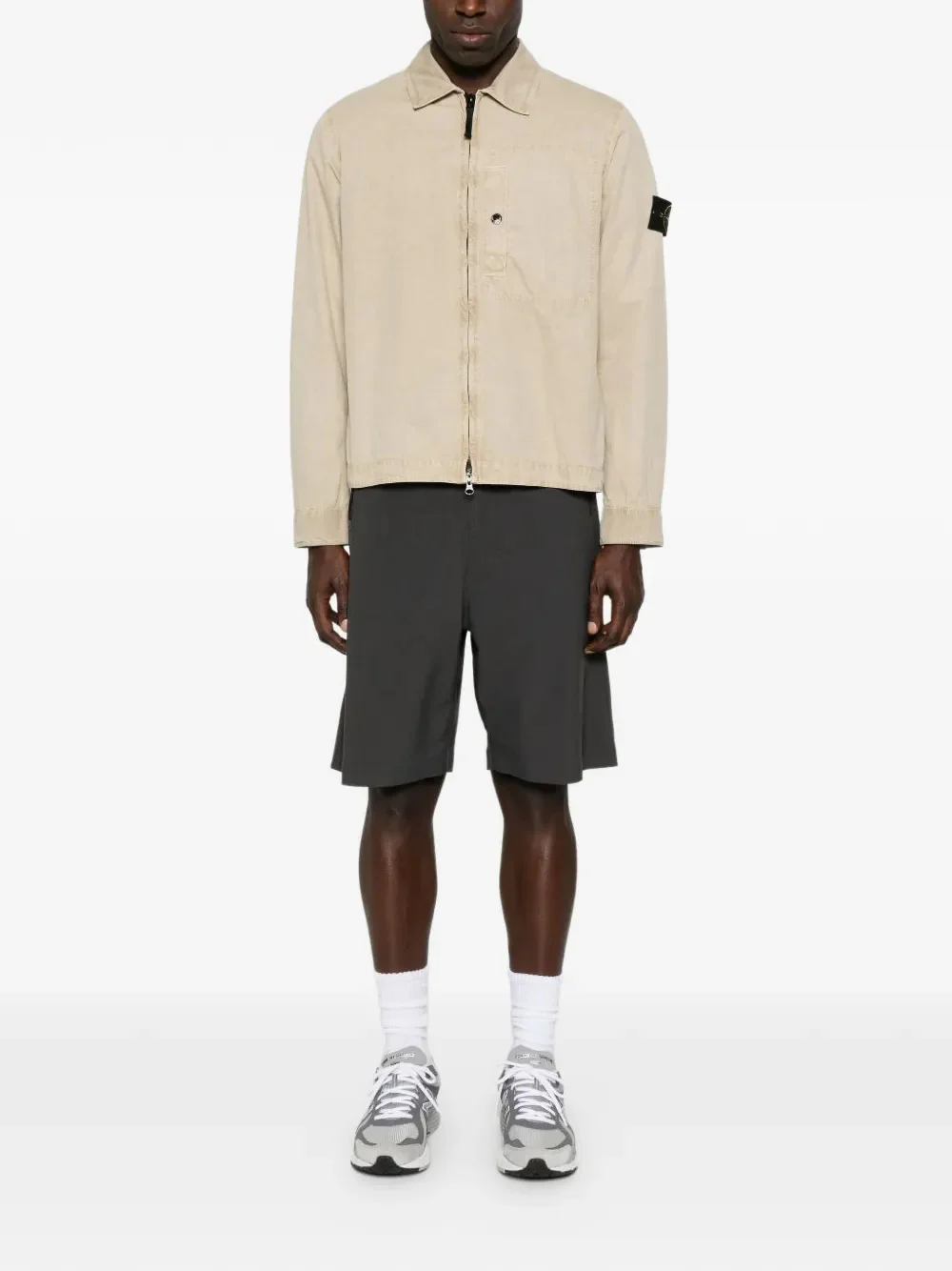 Stone Island Men's Pocket Utility Shirt with Hidden Snaps - Size M - Image 2