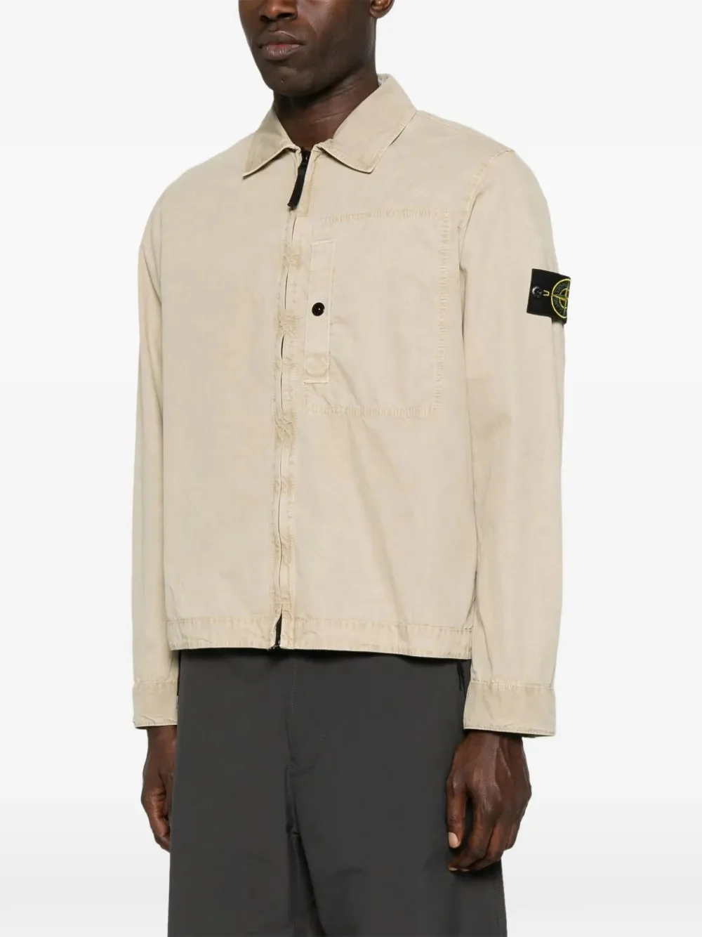 Stone Island Men's Pocket Utility Shirt with Hidden Snaps - Size M - Image 3