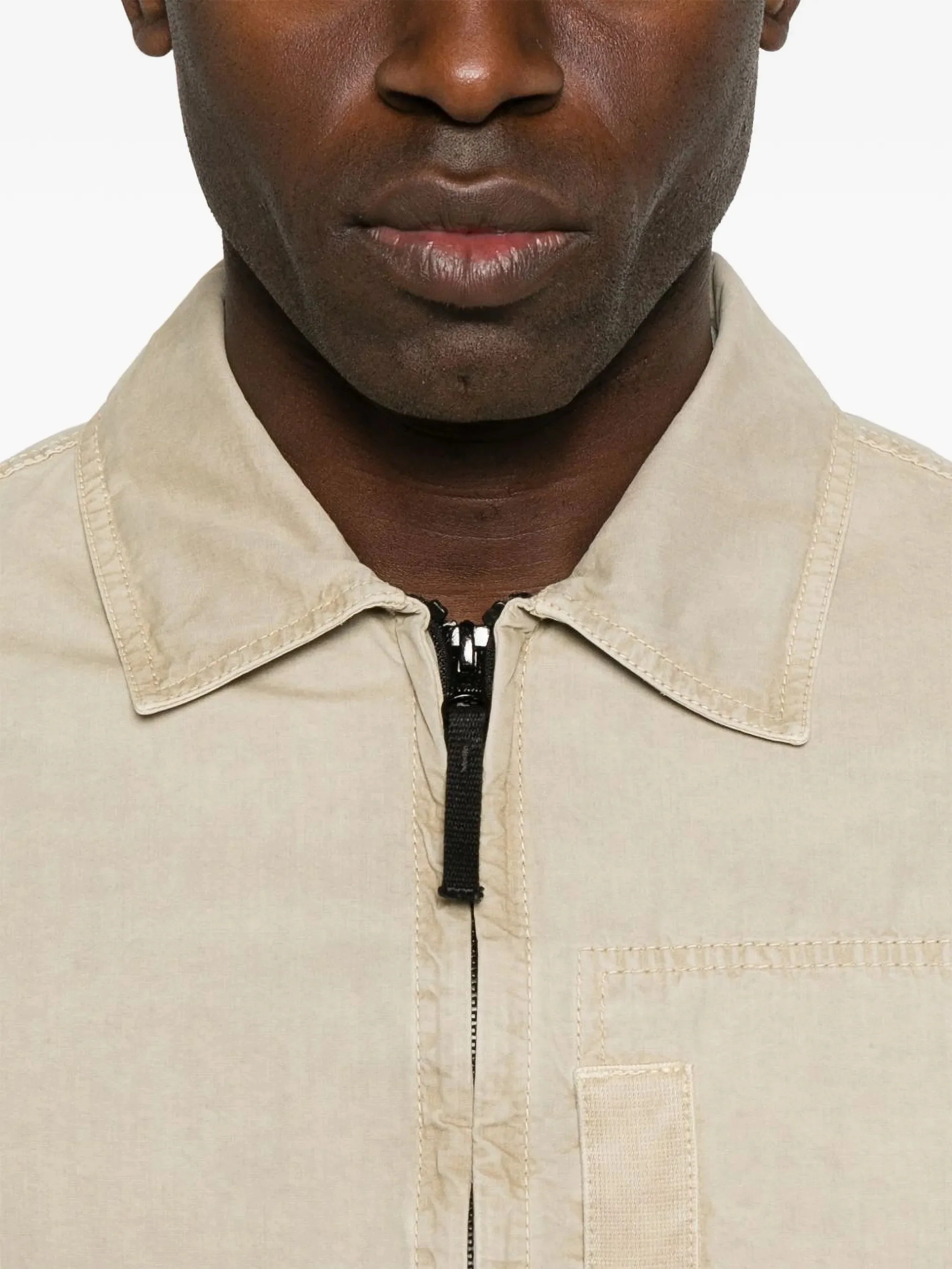 Stone Island Men's Pocket Utility Shirt with Hidden Snaps - Size M - Image 5