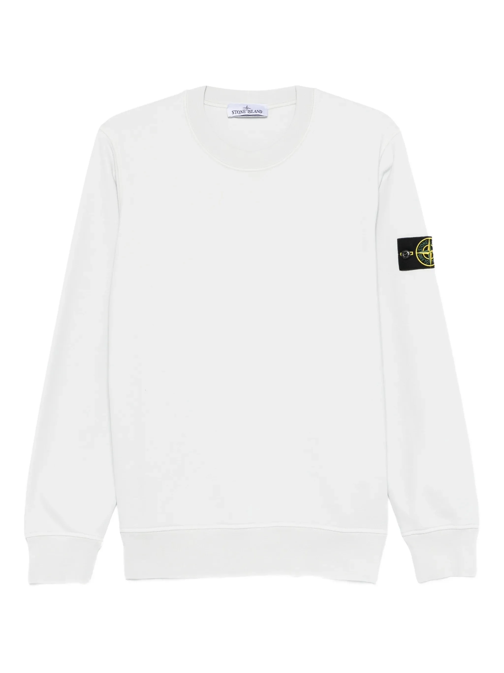 Stone Island Men's Ribbed Neckline Overlock Sweatshirt - Size M