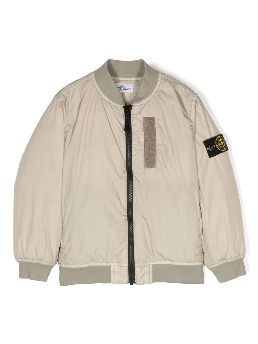 Stone Island Mini Feather Bomber Jacket for Boys
