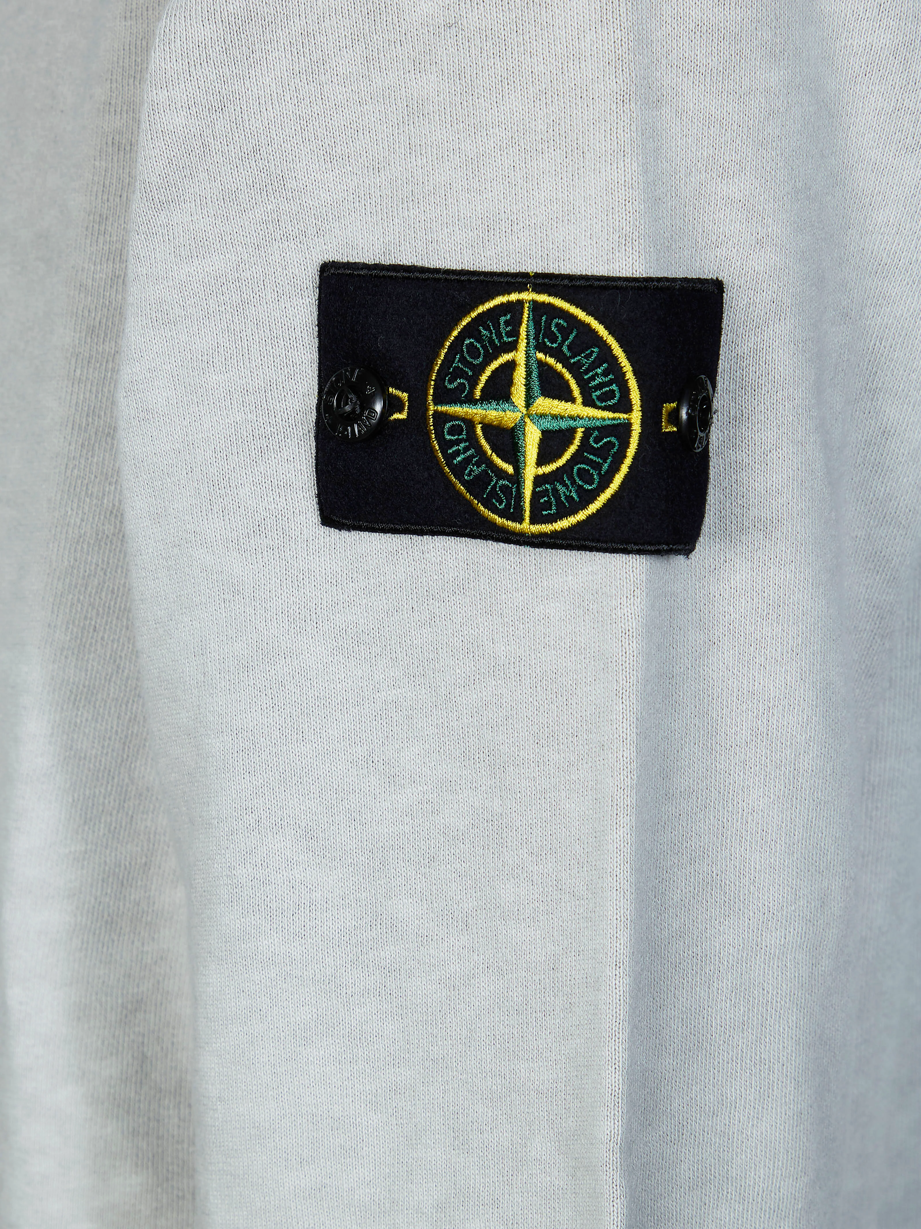 Stone Island Oleander Regular-fit Zip-up Hooded Sweatshirt with Pockets MALFILÉ FLEECE 'OLD' EFFECT - Image 3