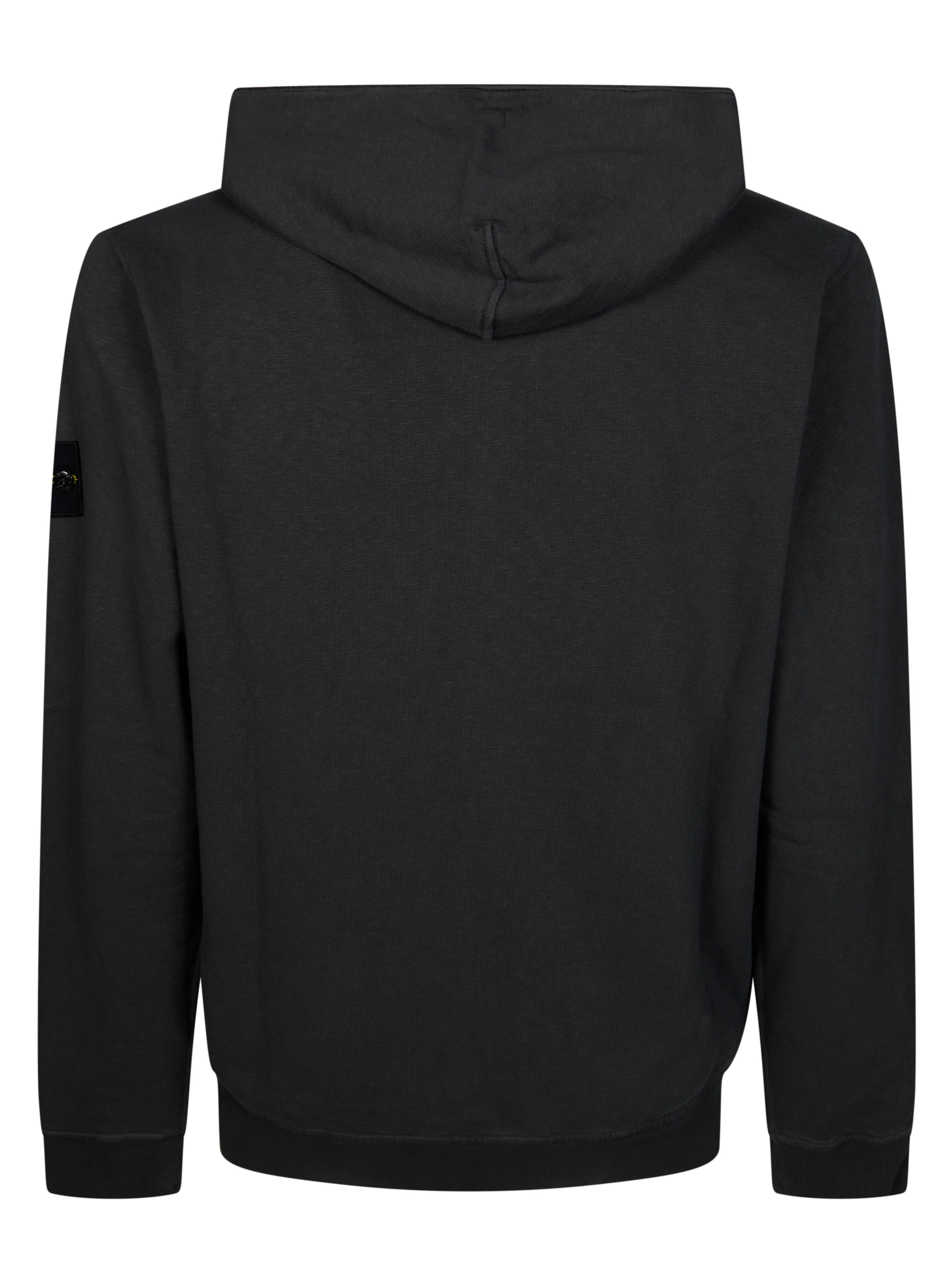 Stone Island Oleander Regular-fit Zip-up Hooded Sweatshirt with Pockets MALFILÉ FLEECE 'OLD' EFFECT - Image 5