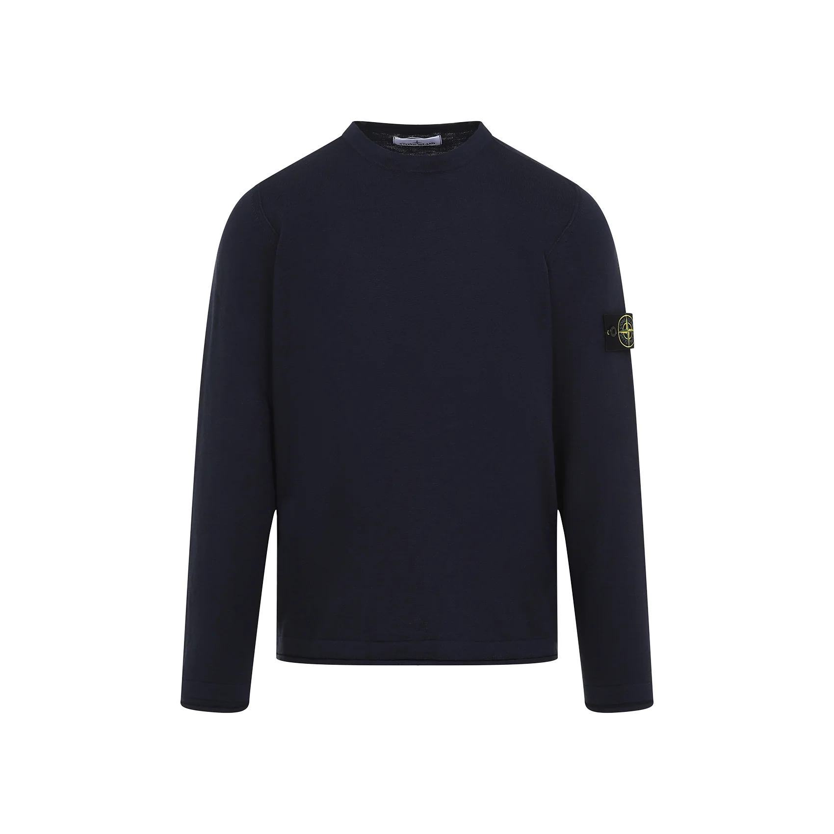 STONE ISLAND Organic Cotton with Nylon Crewneck Sweater - Image 2