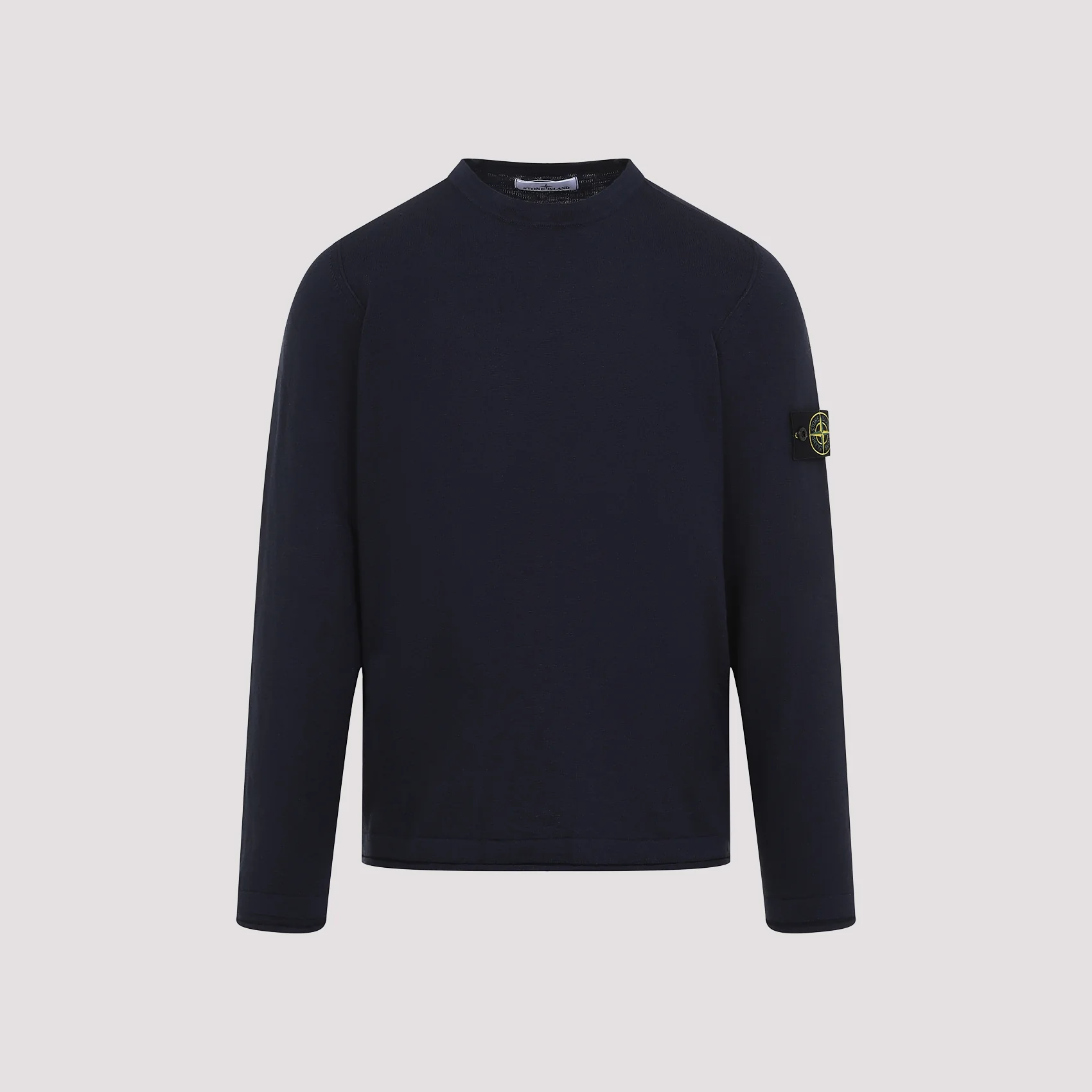 STONE ISLAND Organic Cotton with Nylon Crewneck Sweater - Image 3