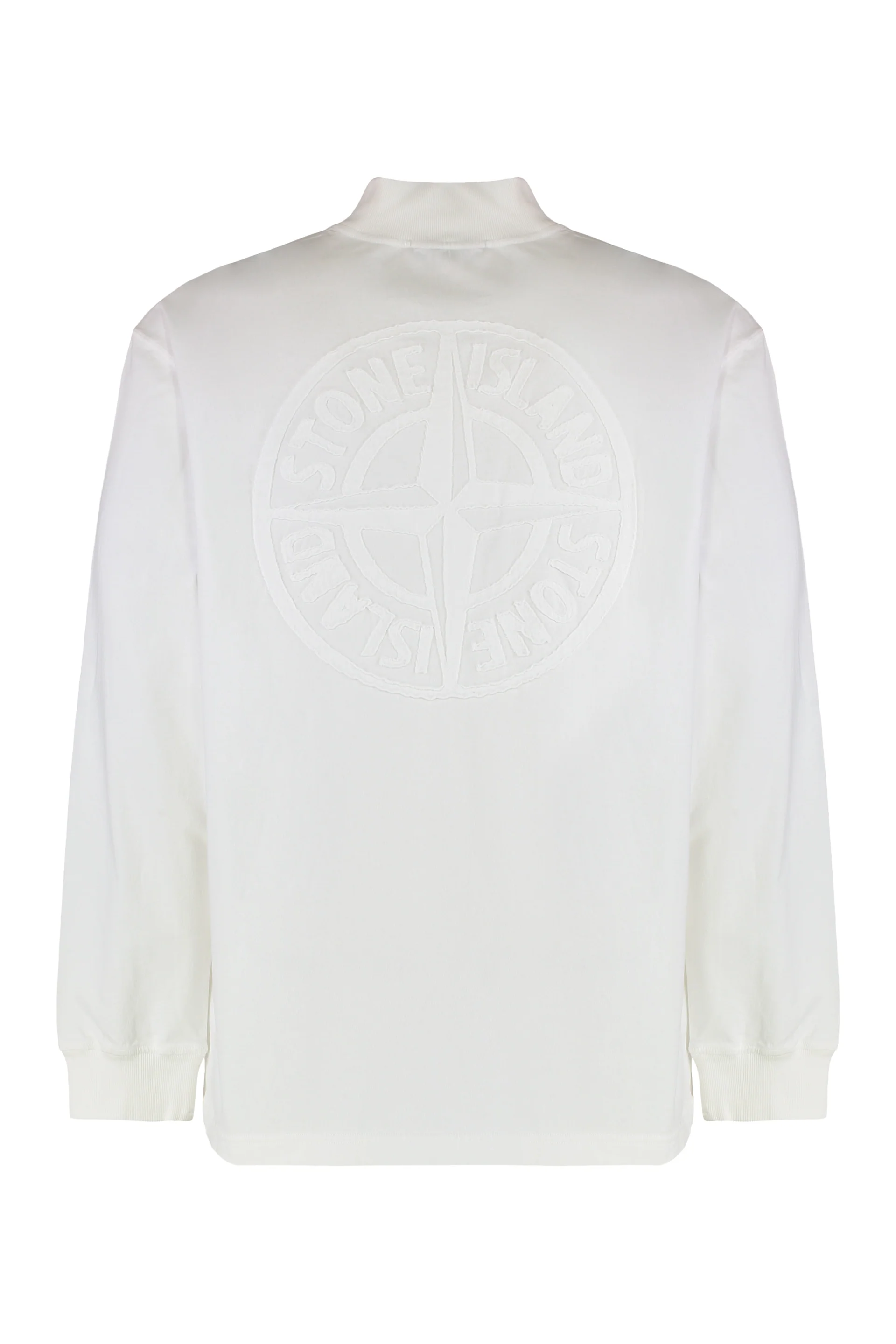 Stone Island Oversized T-shirt with Long Sleeves in Cotton Jersey - Image 2