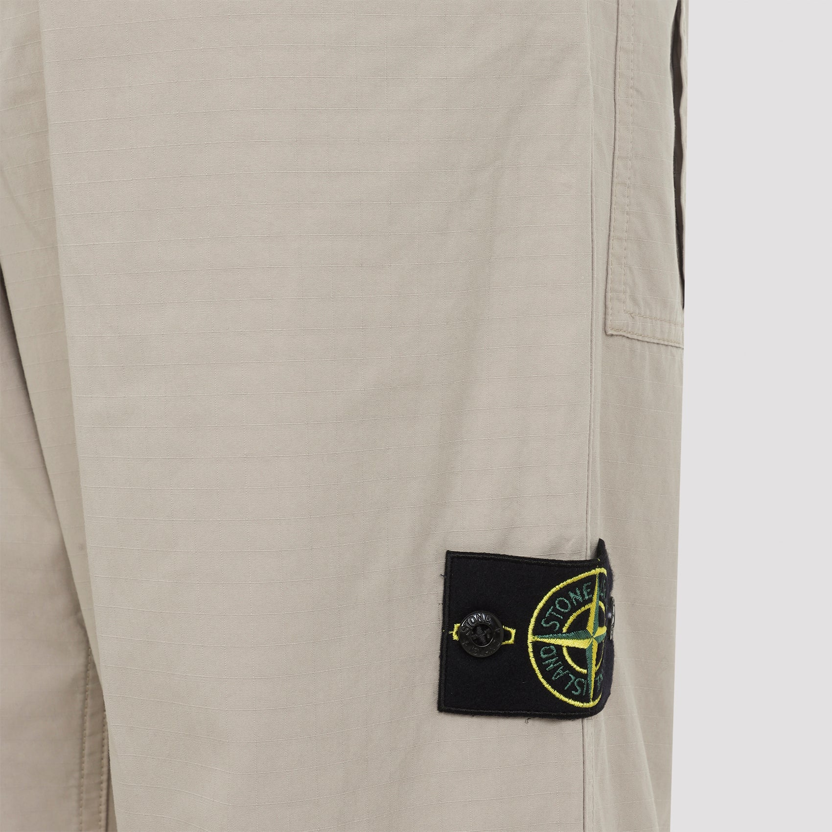 Stone Island Regular Fit Cotton Paintnts - Image 5