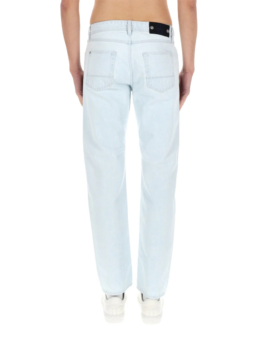 STONE ISLAND Regular-straight-fit Five-pocket Jeans with Rinsed Finish - Image 2