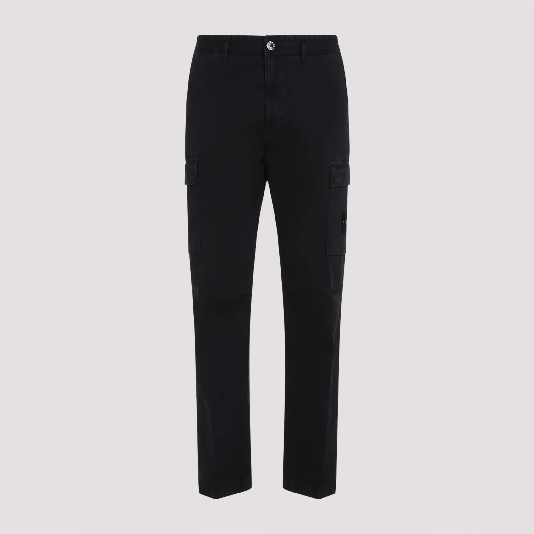 STONE ISLAND Regular-tapered-fit Cargo Pants with Zipper Pockets ORGANIC COTTON STRETCH BROKEN TWILL 'OLD' EFFECT