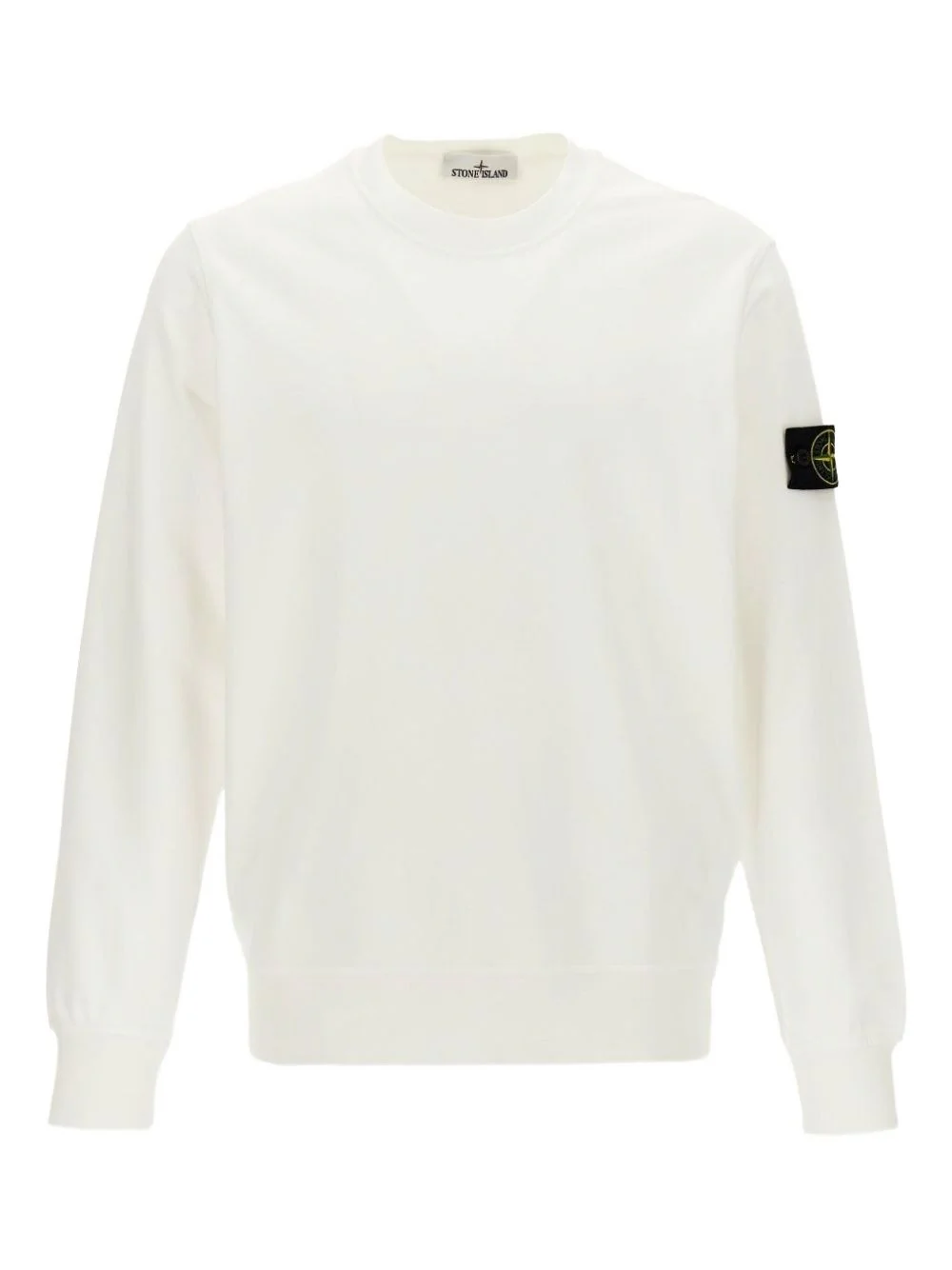 Stone Island Ribbed Neckline Overlock Sweatshirt - Size M
