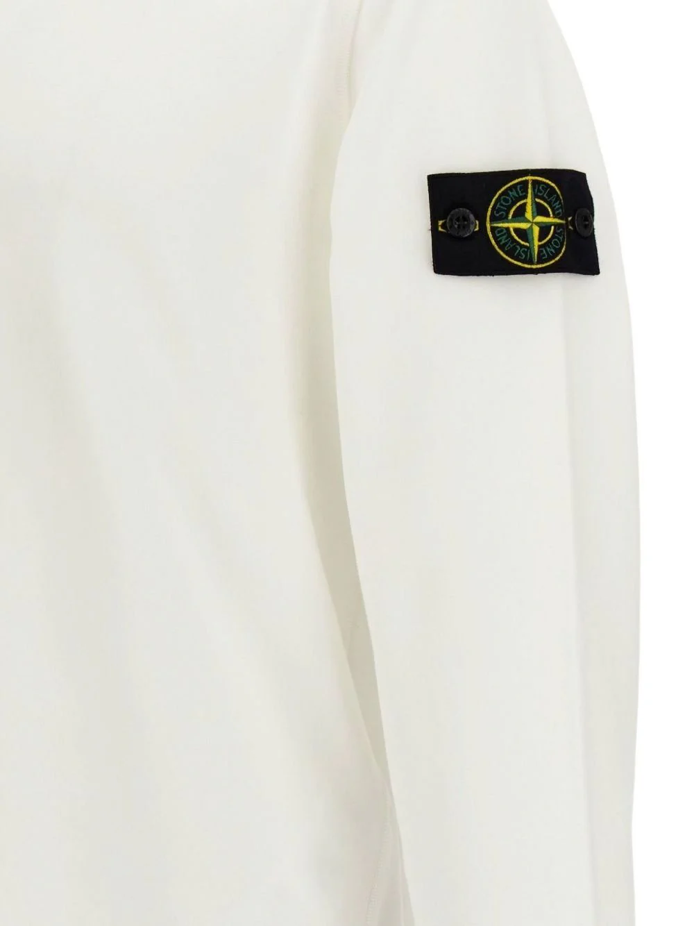 Stone Island Ribbed Neckline Overlock Sweatshirt - Size M - Image 4