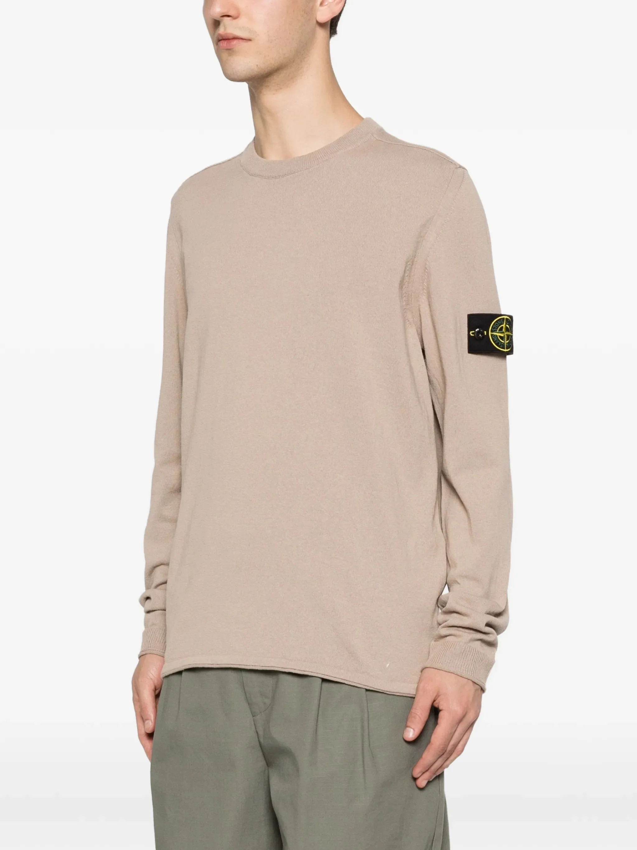 Stone Island Ribbed Neckline Sweater for Men - Image 3
