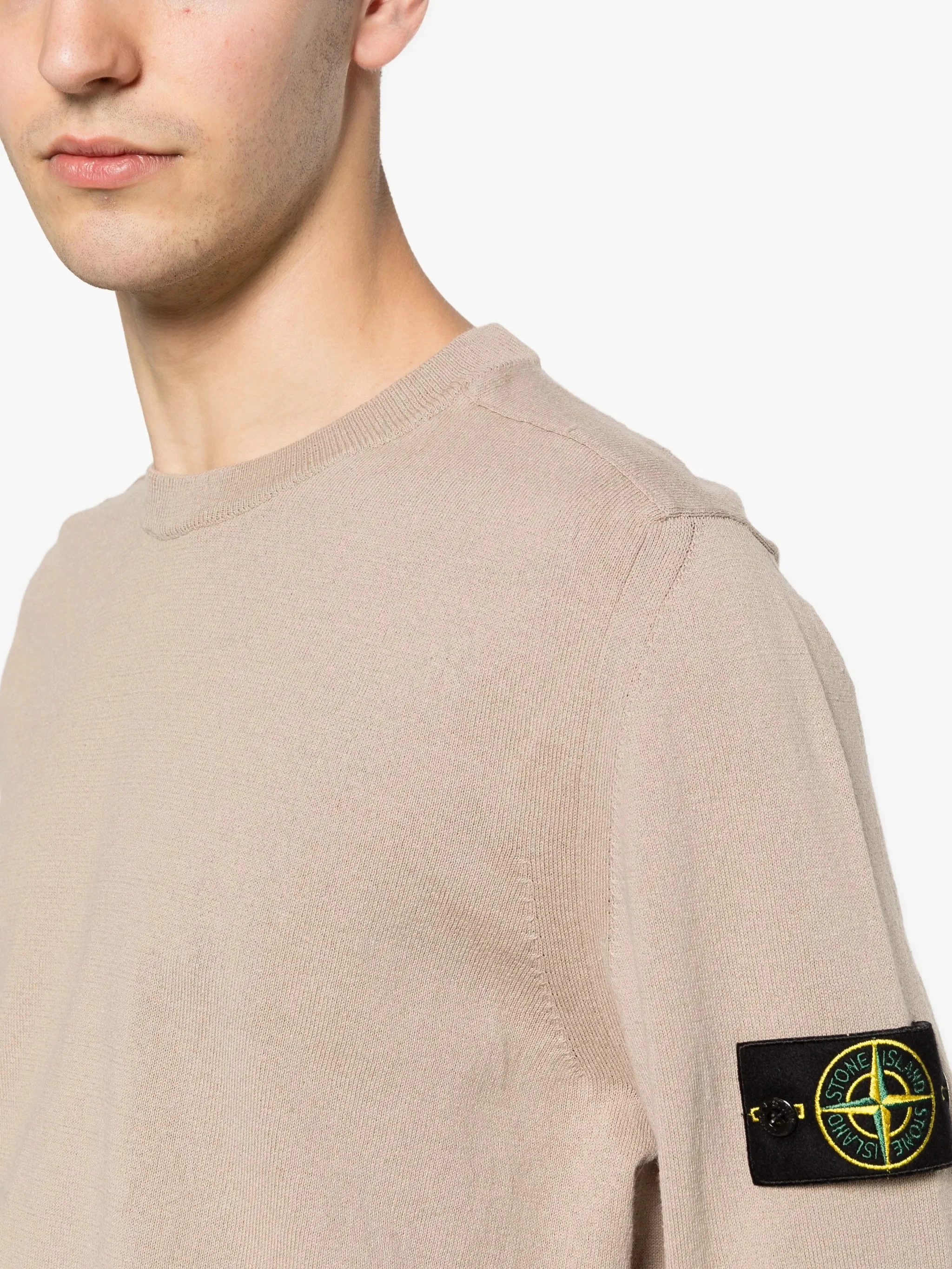 Stone Island Ribbed Neckline Sweater for Men - Image 5