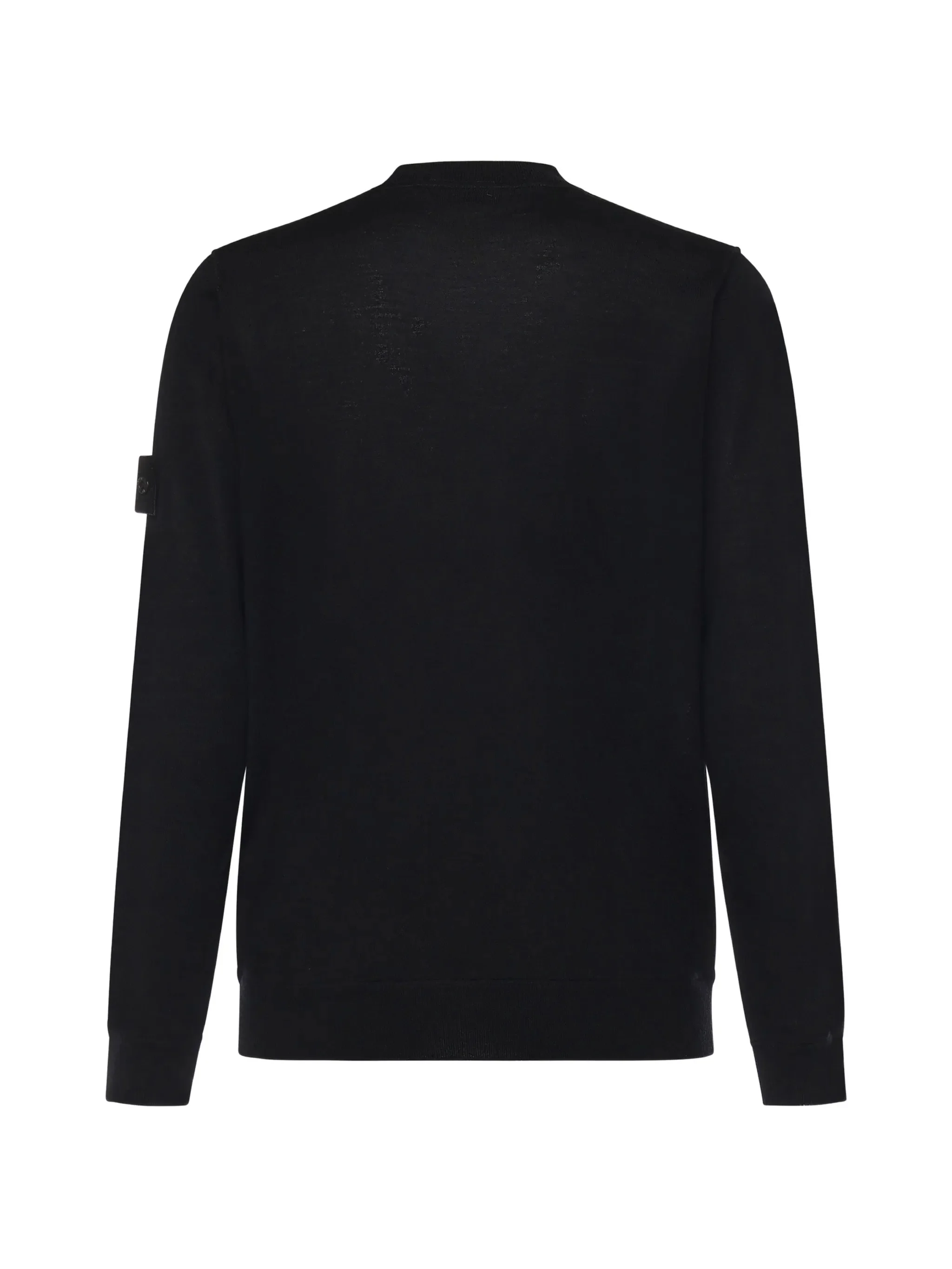 Stone Island Ribbed Neckline Sweater with Badge - Regular Fit - Image 2