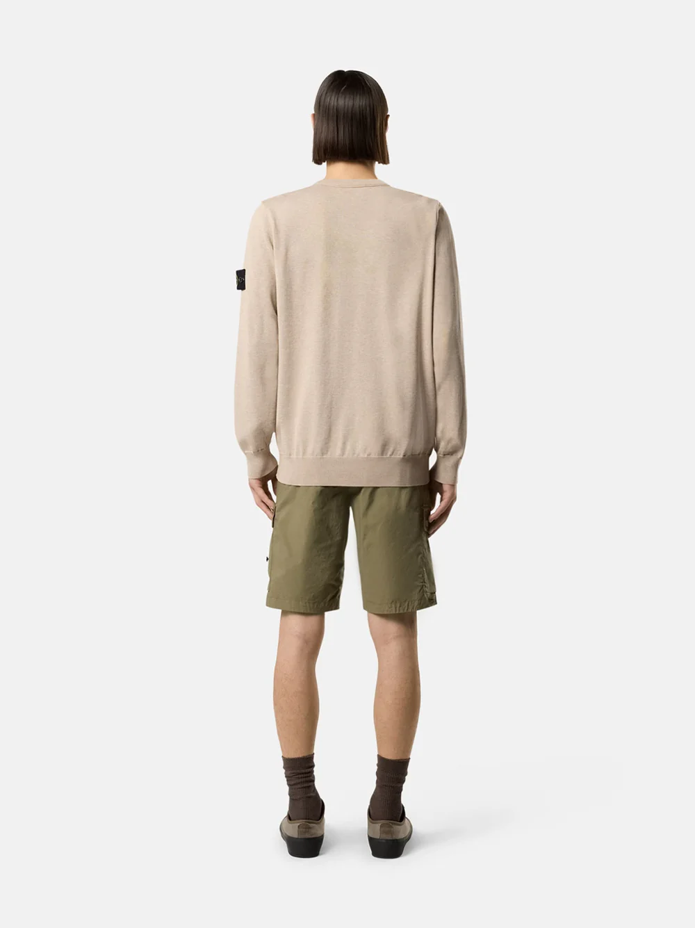 Stone Island Ribbed Neckline Sweater with Roll Armholes - Size M - Image 5