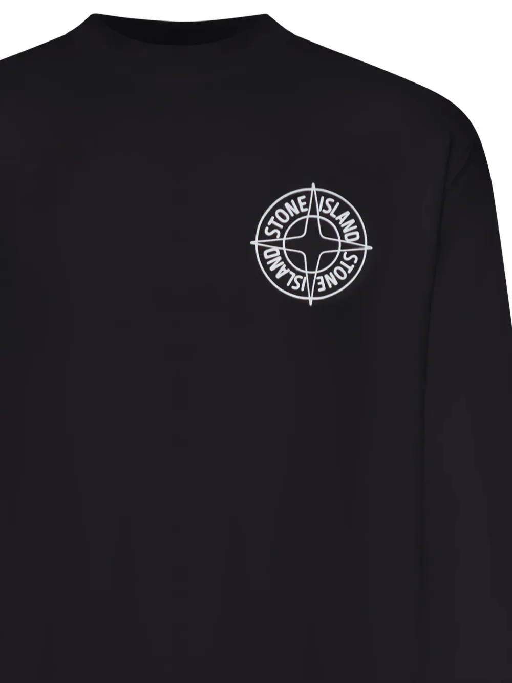 Stone Island Ribbed Neckline Sweatshirt in Size M - Image 2