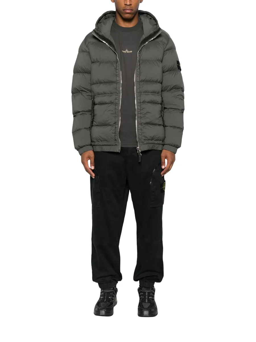 STONE ISLAND Seamless Tunnel Nylon Down-TC Hooded Jacket - Image 2