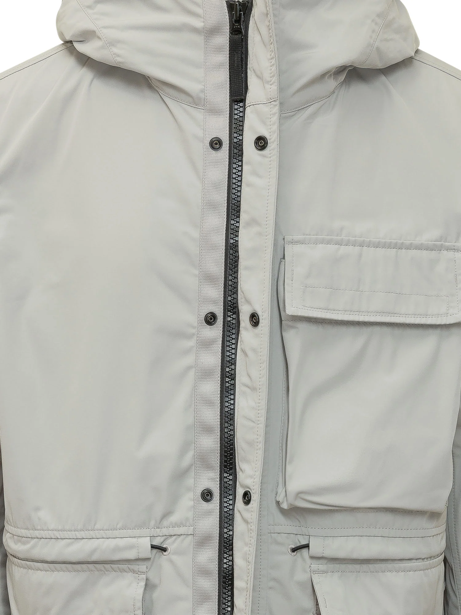 Stone Island Short Paintrka with Hood and Applied Pockets - Image 4