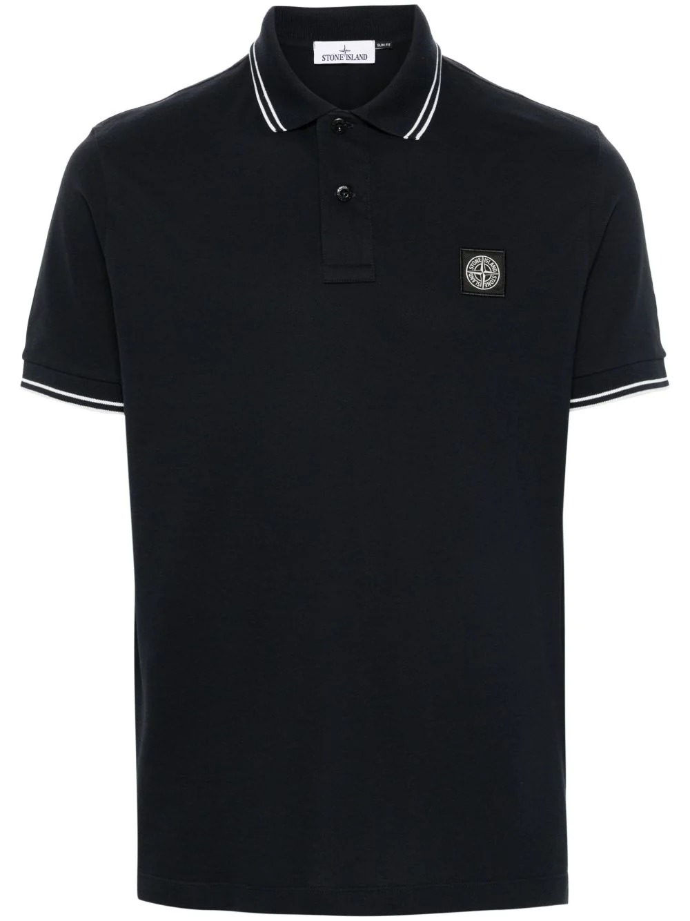 Stone Island Short-Sleeved Polo Shirt with ComPaintss Logo - Size S