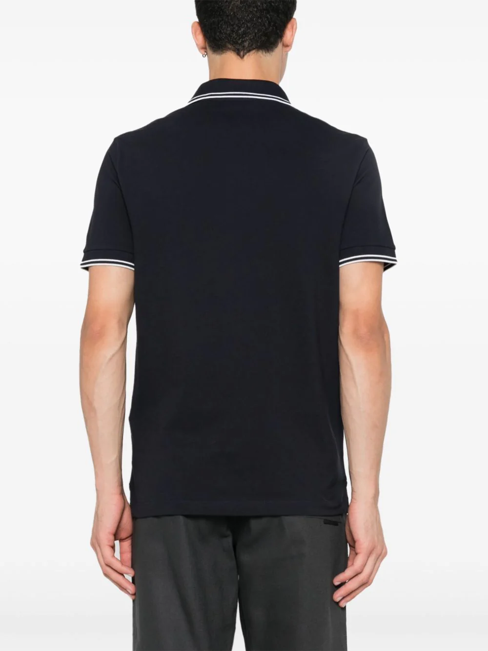 Stone Island Short-Sleeved Polo Shirt with ComPaintss Logo - Size S - Image 4